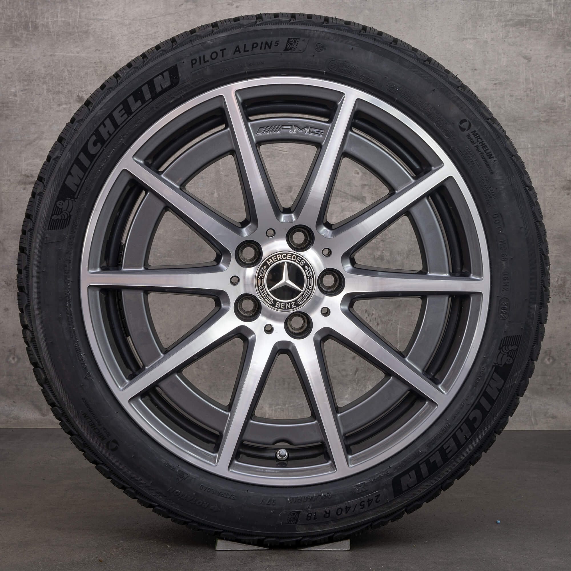 Llantas AMG Mercedes 18 pulgadas Clase A A45 W177 CLA45 W118 ruedas completas