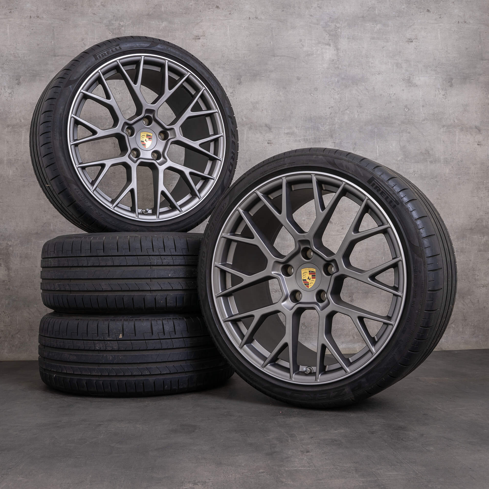 Originele Porsche 911 velgen 20 inch GTS Carrera & S C2 C4 zomerwielen 992601025BB 992601025G platinium zilver
