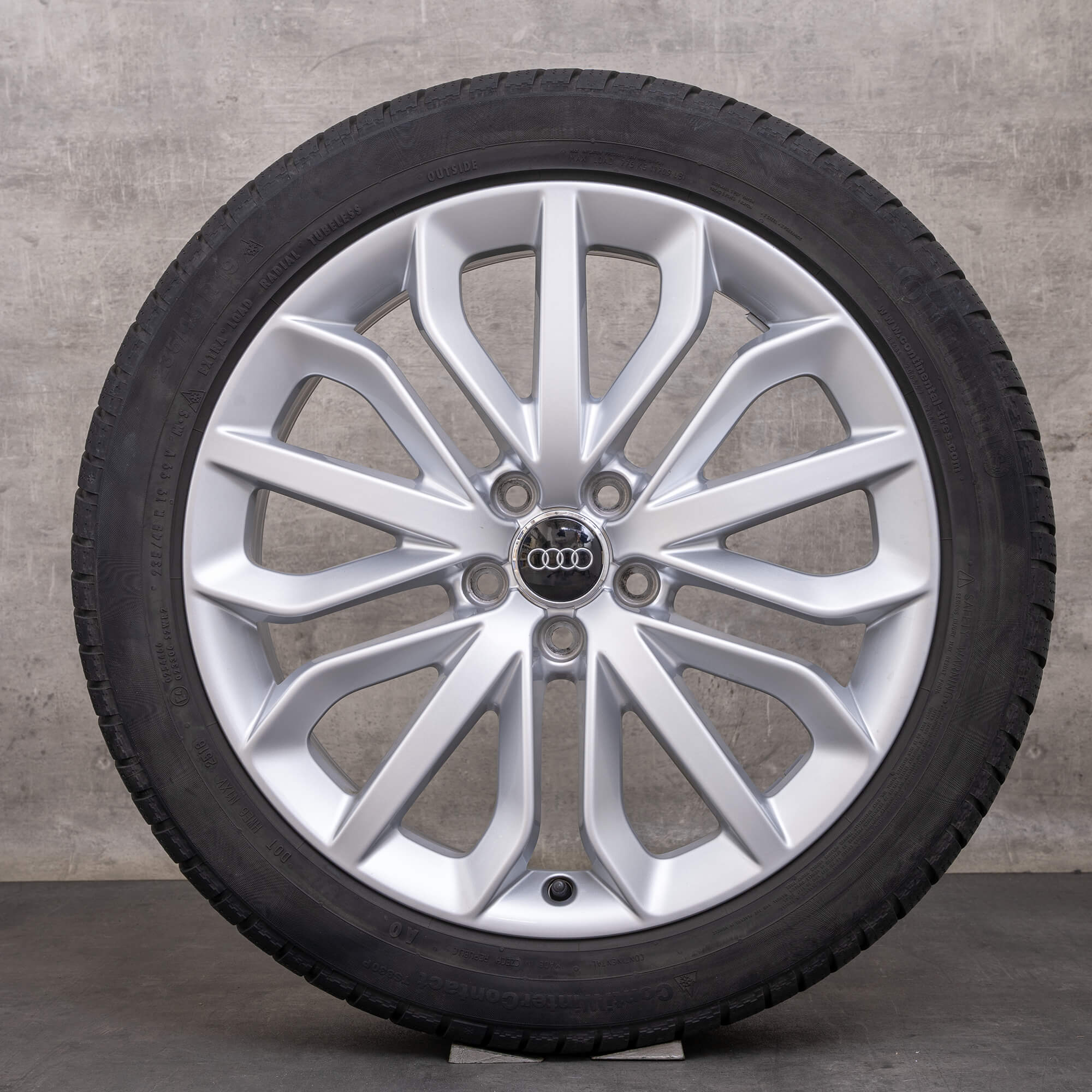 Original Audi A6 S6 Winterräder 19 Zoll 4G C7 Felgen 4G0601025P silber