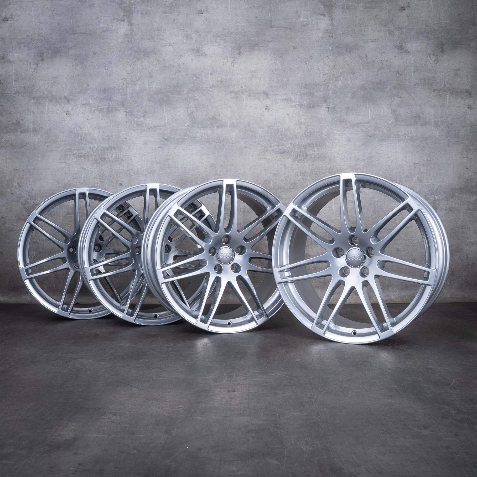Llantas originales Audi A5 S5 de 20 pulgadas 8T 8F B8 8T0601025CM cromadas en plata brillante