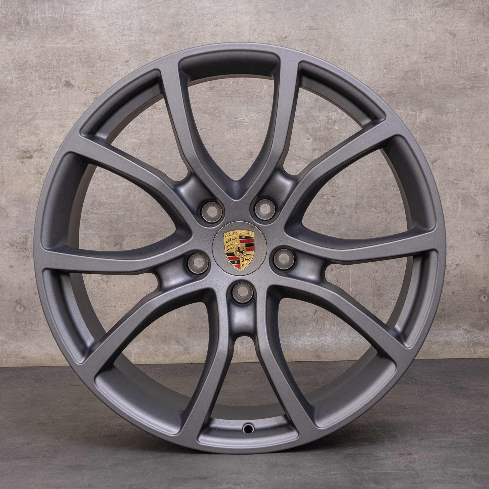 Alkuperäiset Porsche Cayenne vanteet 21 tuumaa 9Y0 9YB 9Y0601025DB vesuv harmaa matta