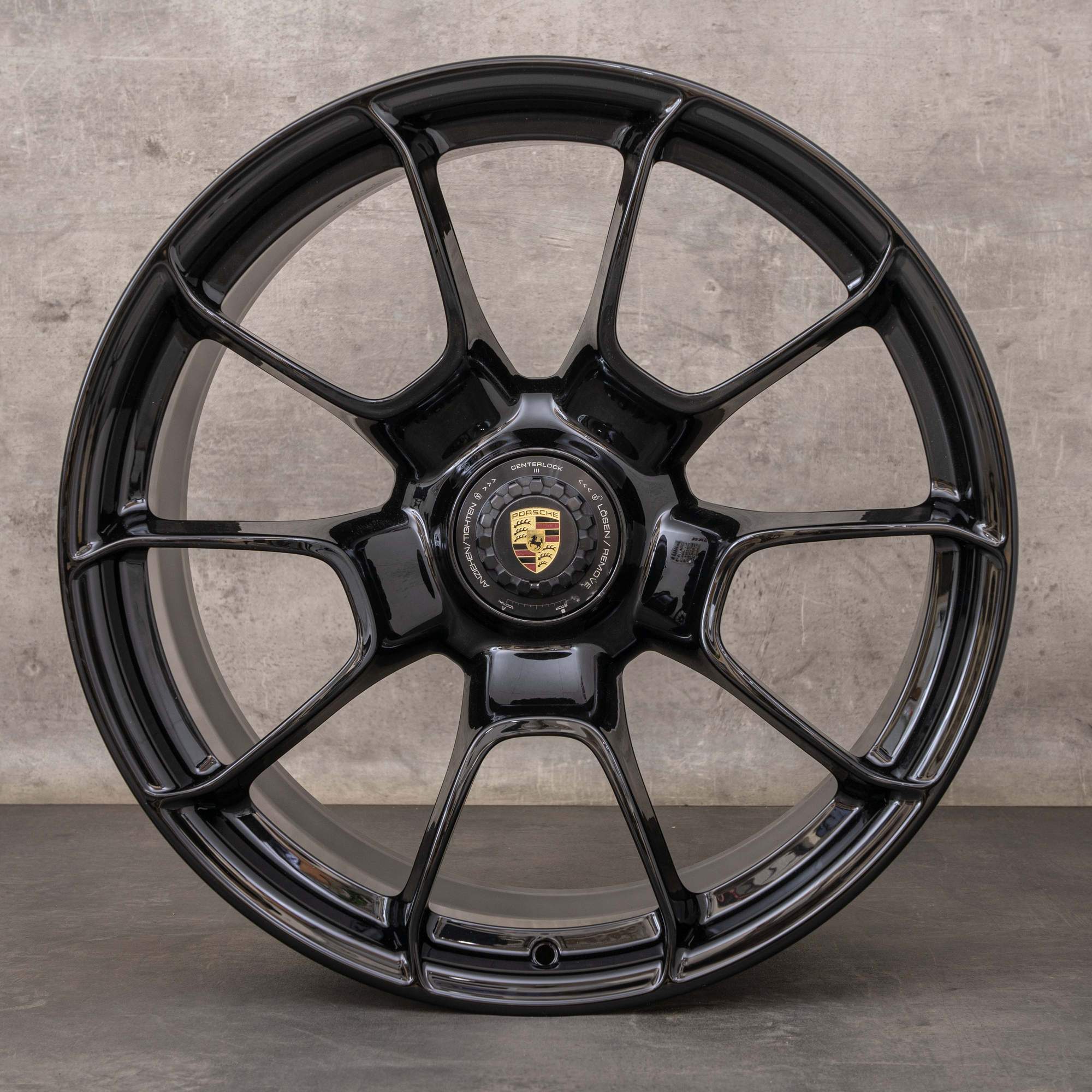 Alkuperäiset Porsche 992 I vanteet 20 21 tuuman Turbo S kesäpyörät 992601025AF 992601025AG Exclusive musta kiiltävä UUTUUS