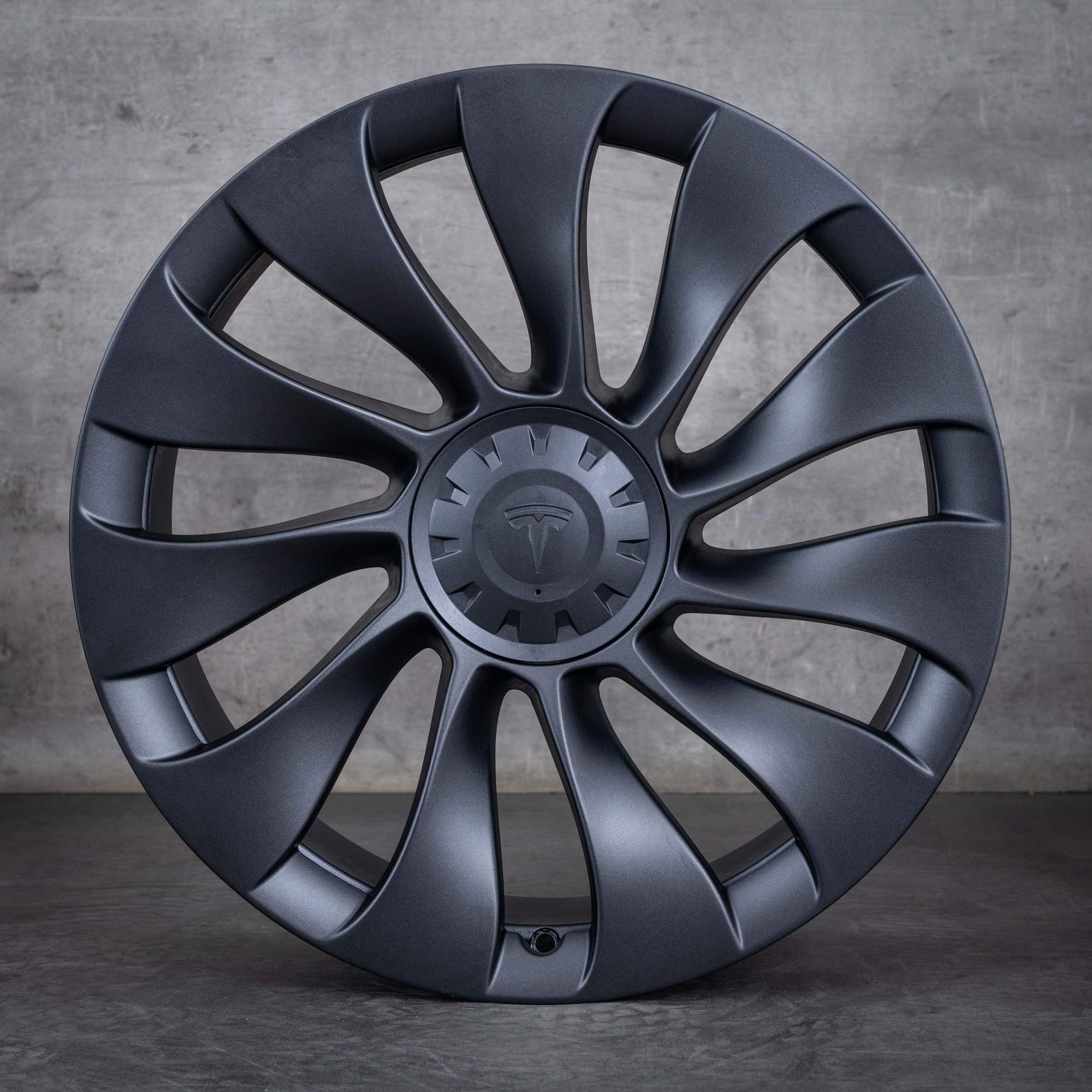 Alkuperäiset Tesla Model 3 -vanteet 20 tuuman 1044267-00-A Turbine design graniittimattamusta