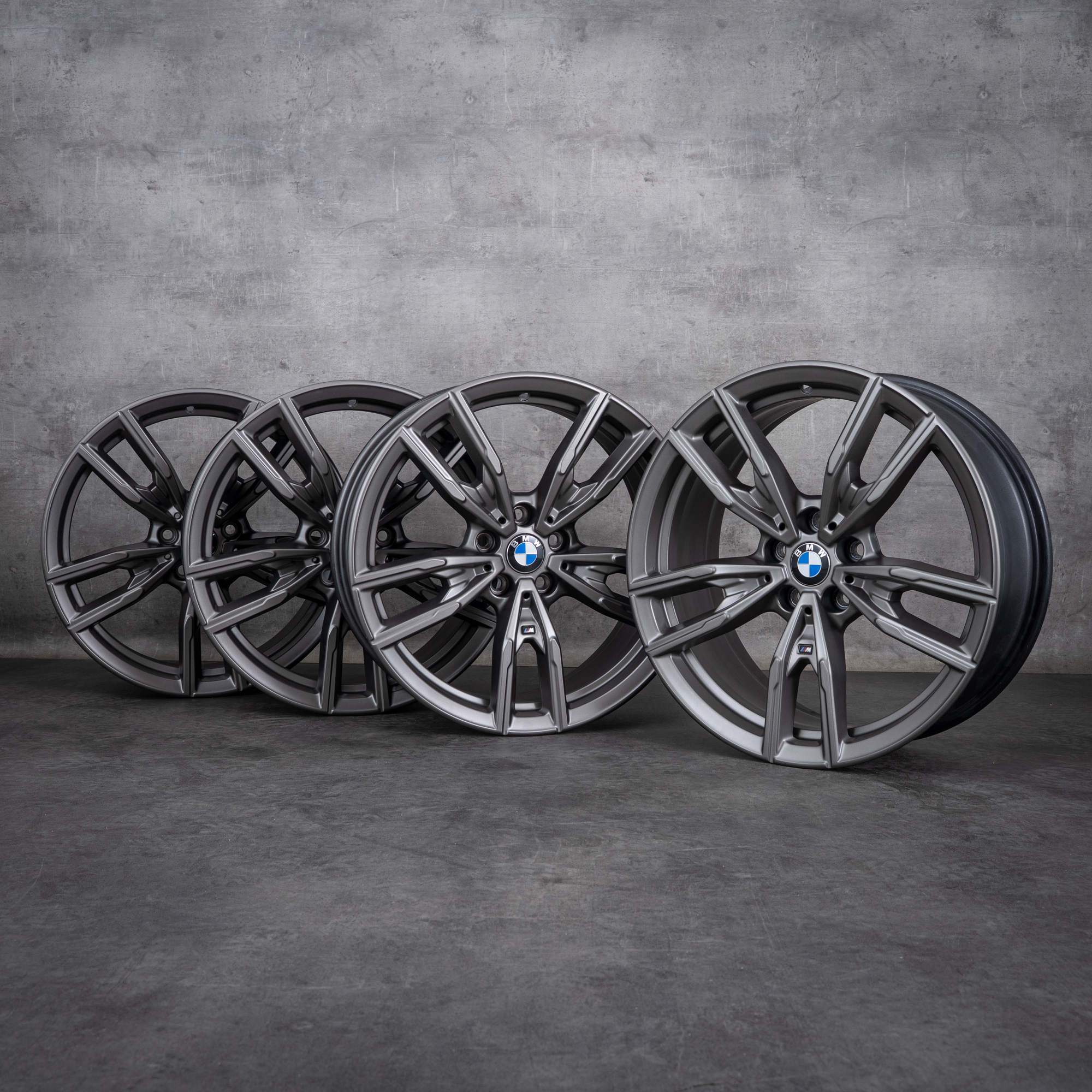 Llantas originales BMW Serie 2 3 4 19 pulgadas G42 G20 G21 G22 G23 Styling 792 M 8089894 8089895 gris cerio mate