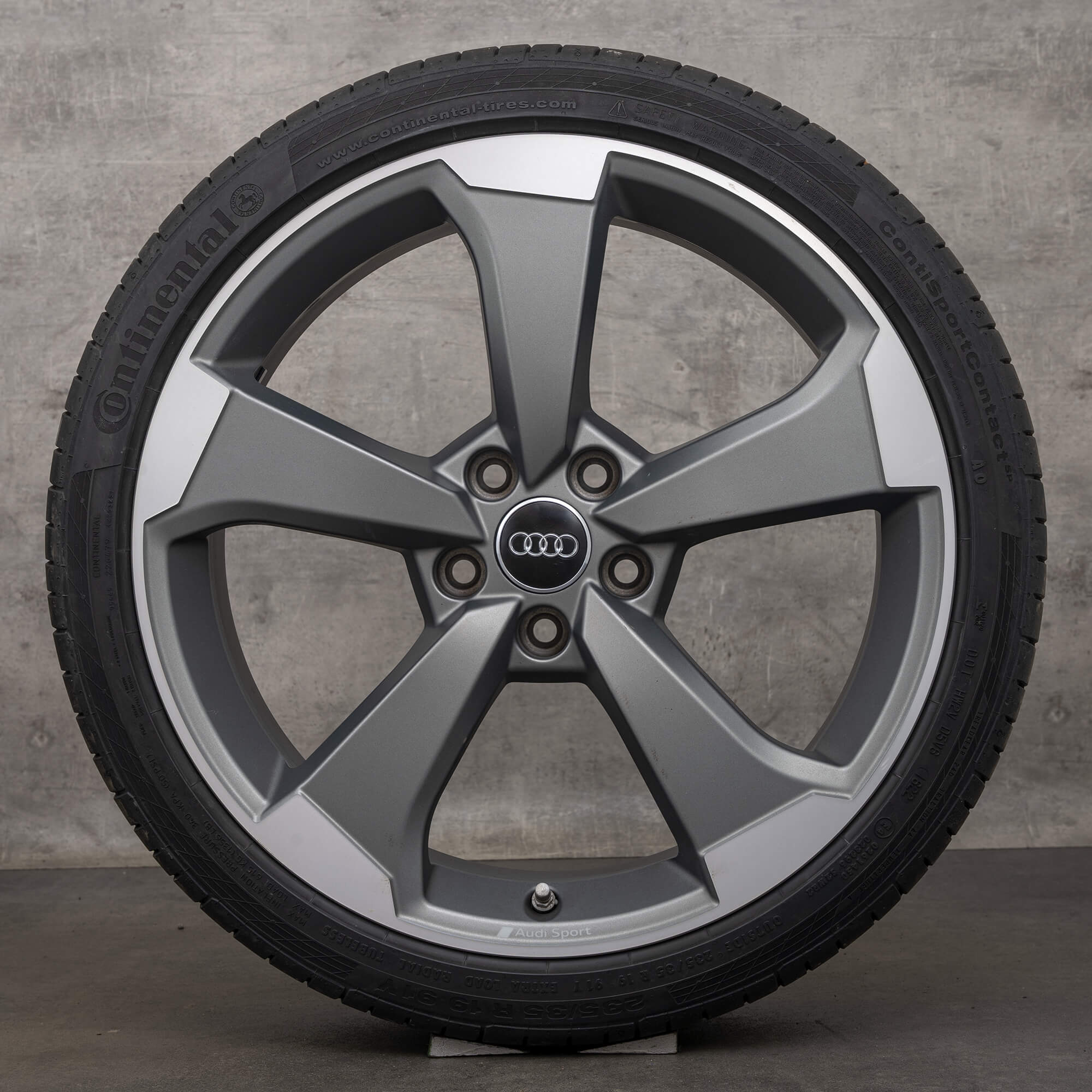 Audi RS3 8V sedan rotor summer tires 19 inch rims wheels 6 & 6.5 mm