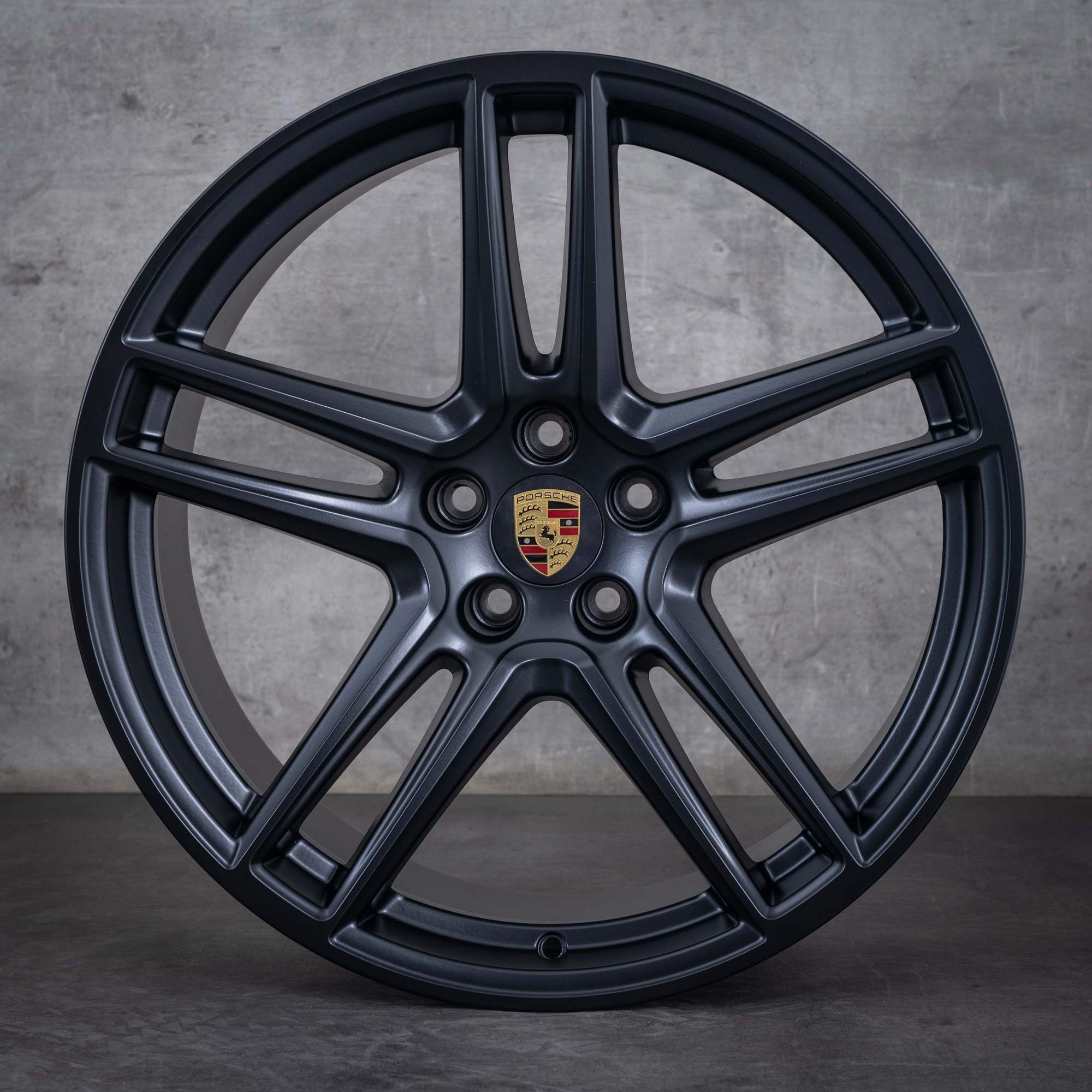 Originale Porsche Macan fælge 20 tommer II & III 95B601025DG 95B601025DH sort mat