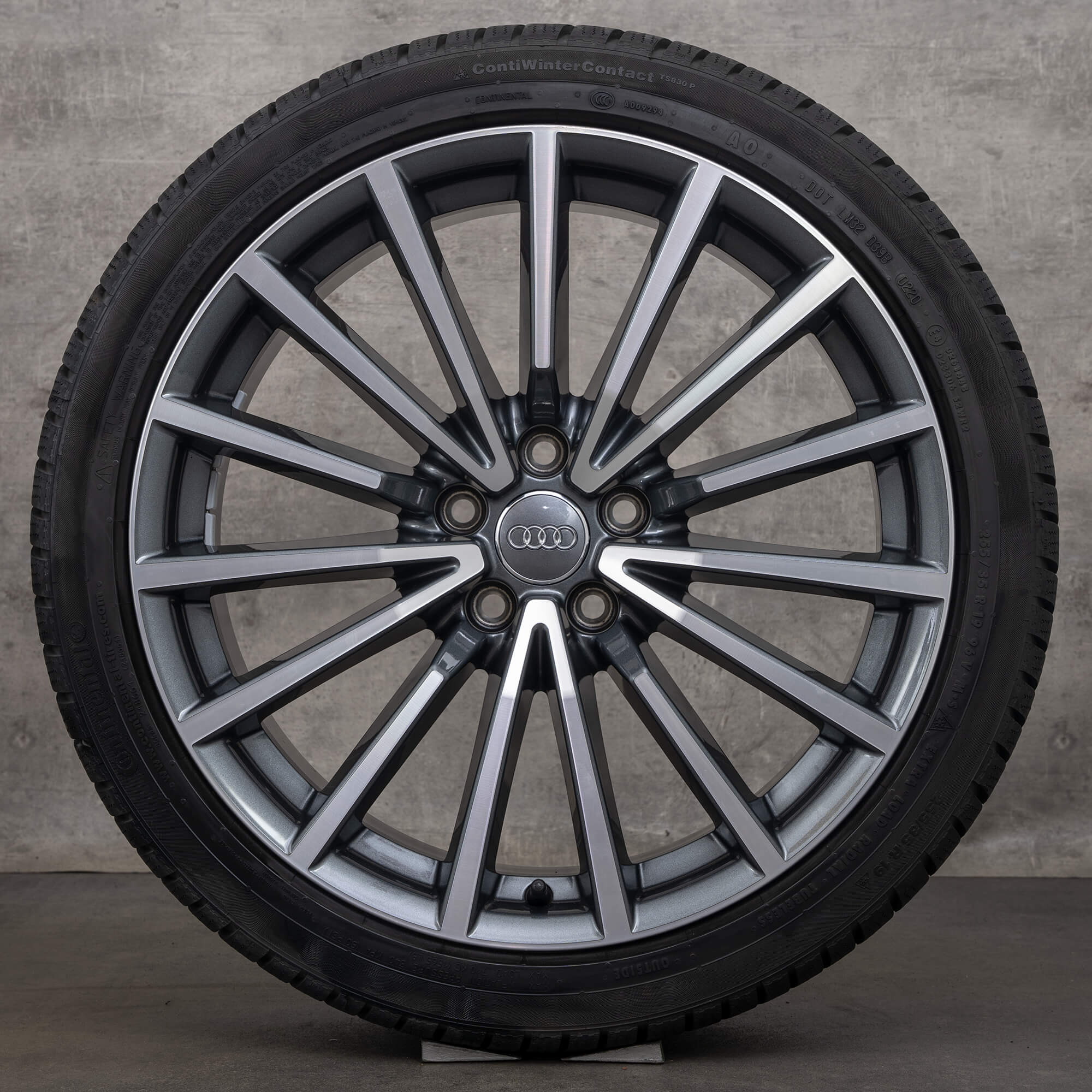 Audi A5 S5 B9 8W pneus hiver complets jantes aluminium 19 pouces 8W0601025AN