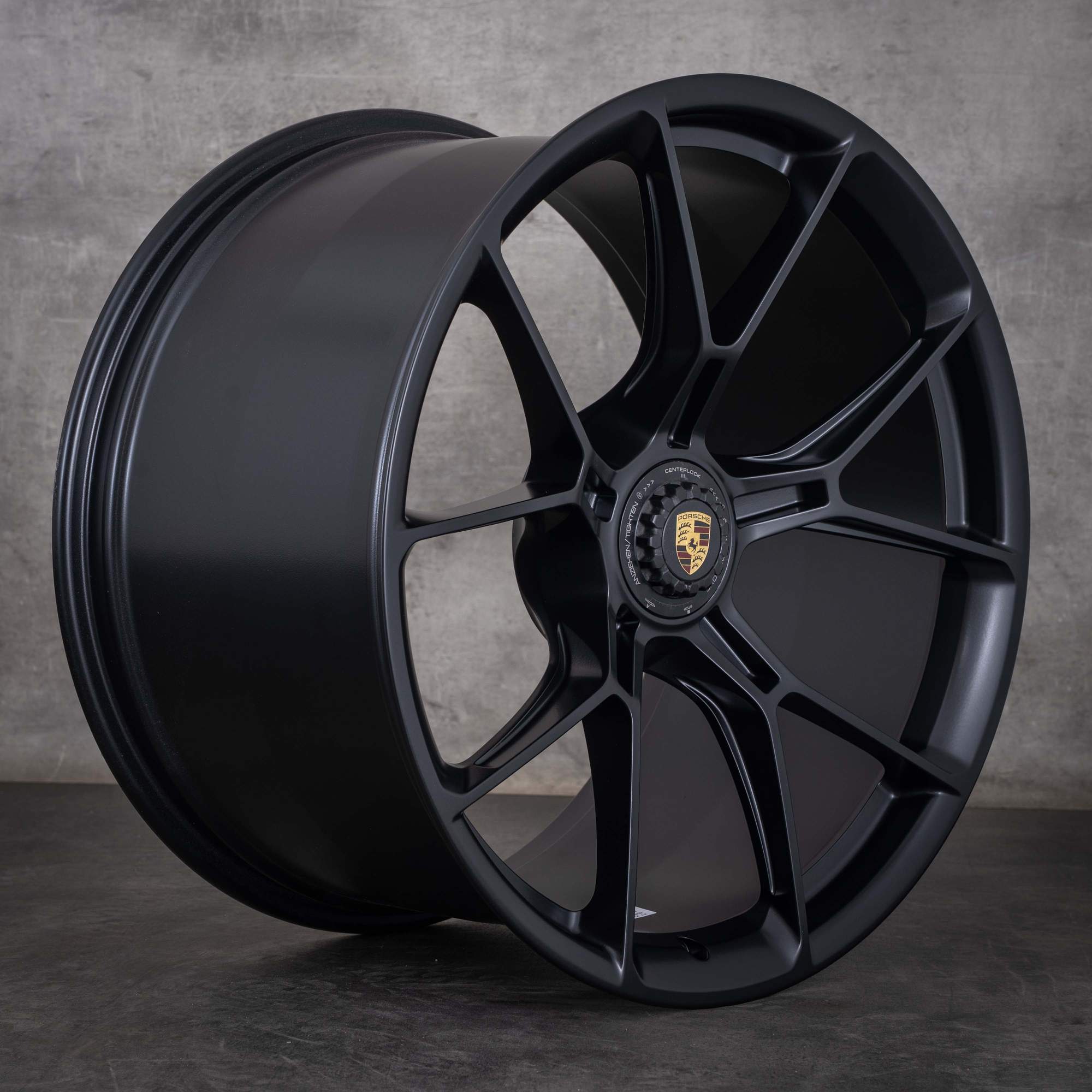 Jante d'origine Porsche 992 I & II 21 pouces GT3 RS 9GT601025R noir mat