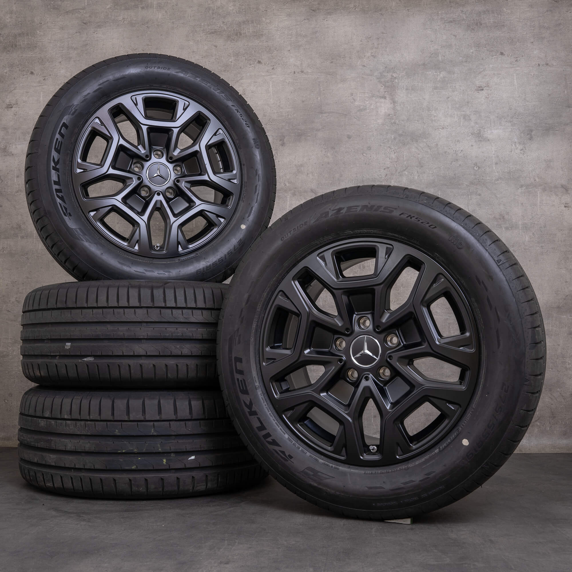 OEM Mercedes Benz G-Class winter wheels 19 inch W463A W465 rims A4654012900 black matt
