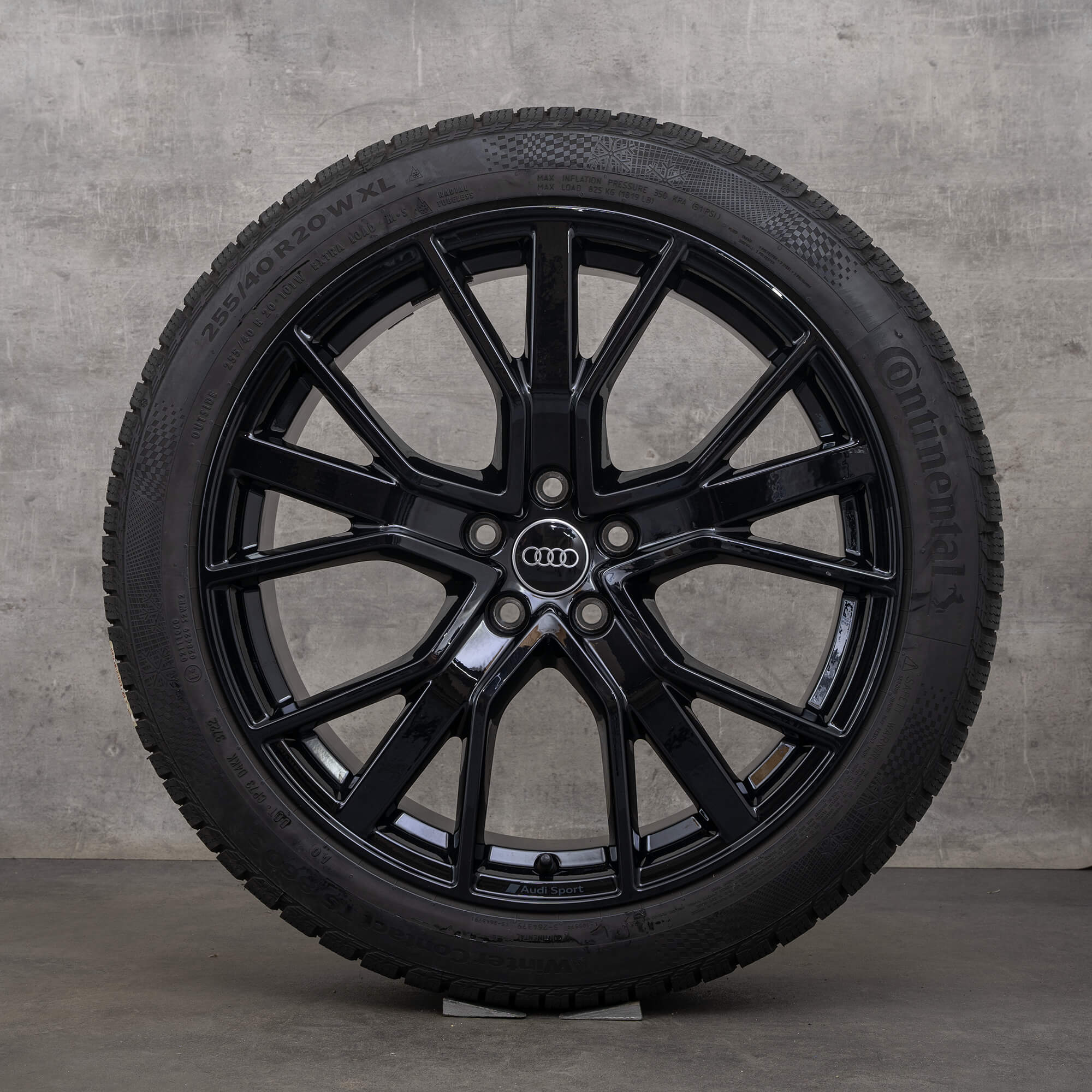 Original Audi Q3 RSQ3 Winterreifen 20 Zoll F3 Felgen Winterräder 83A601025T schwarz
