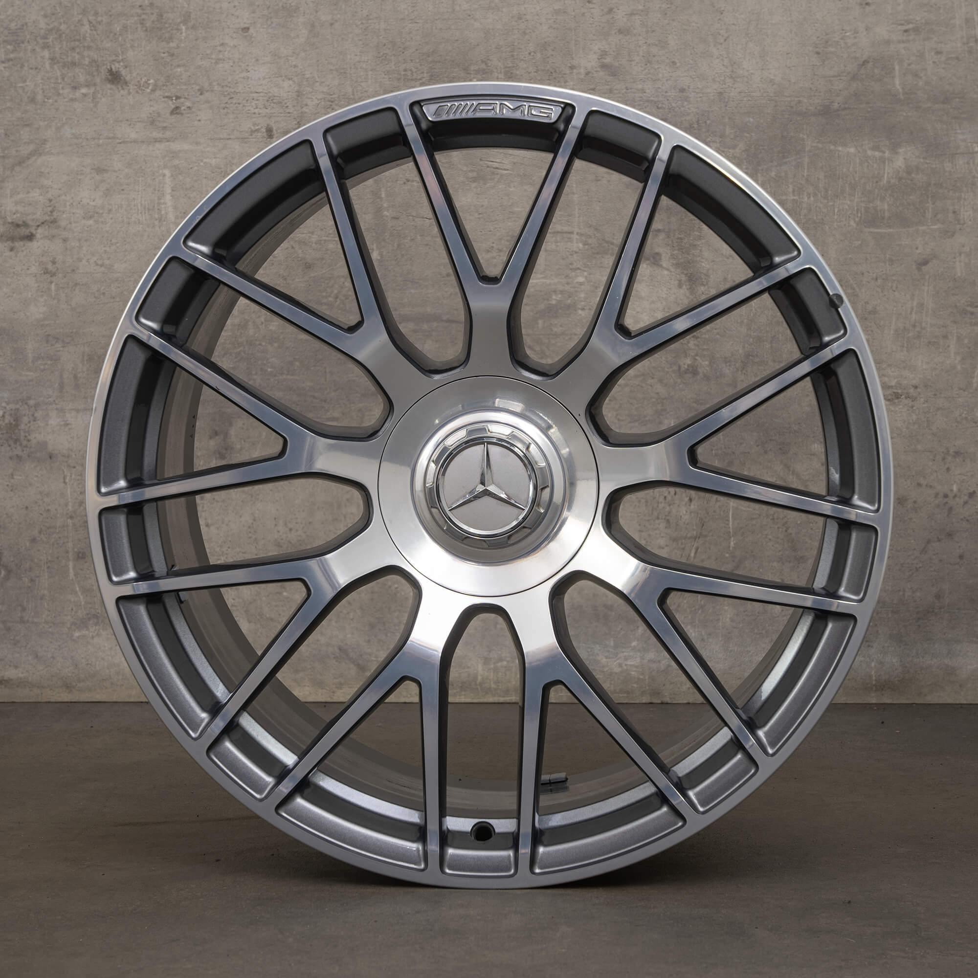 Original Mercedes Benz CLS-fælg 19 tommer C218 Coupe X218 Shooting Brake A2184011800 himalaya grey glossy turned NEW
