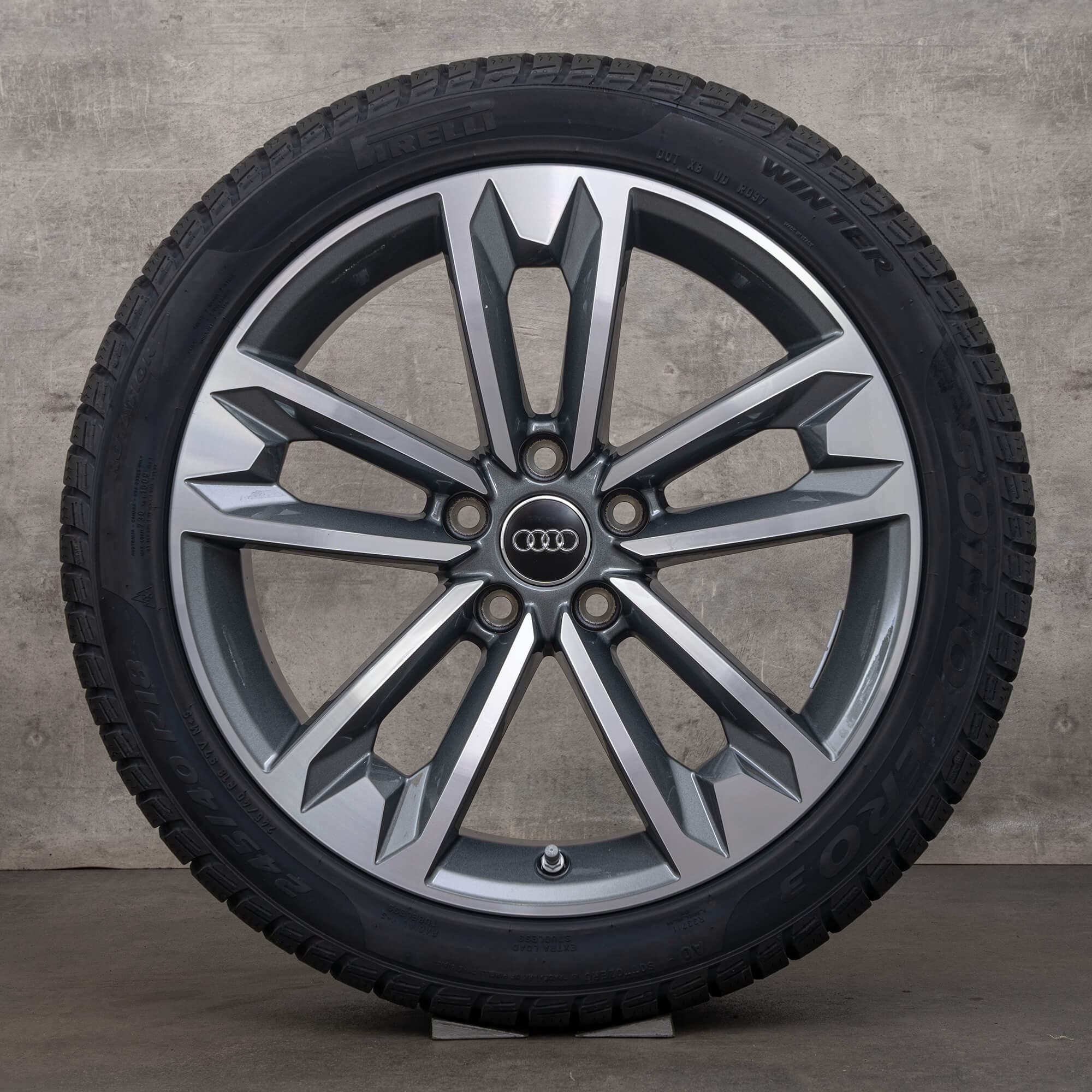 Audi A4 B9 Allroad Alufelgen Winterreifen Winterräder 18 Zoll Felgen 8W9601025C