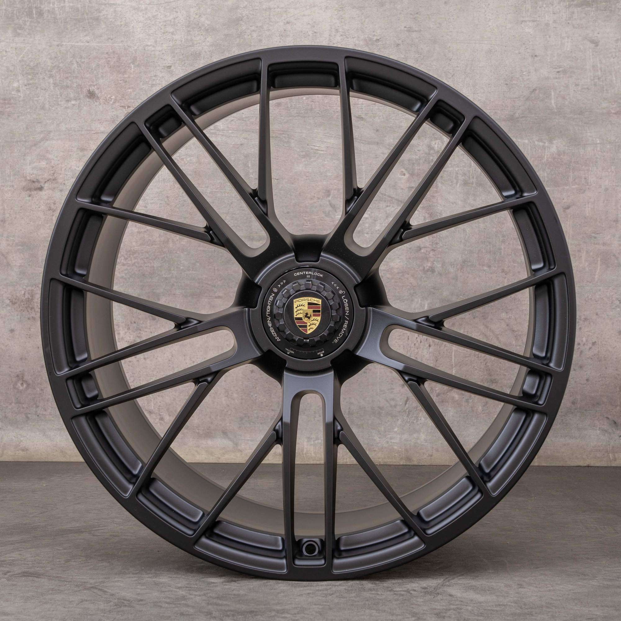 Oryginalne felgi Porsche 992 II 20 21 cali Turbo S 992601025GN 992601025HE czarny mat NOWOŚĆ