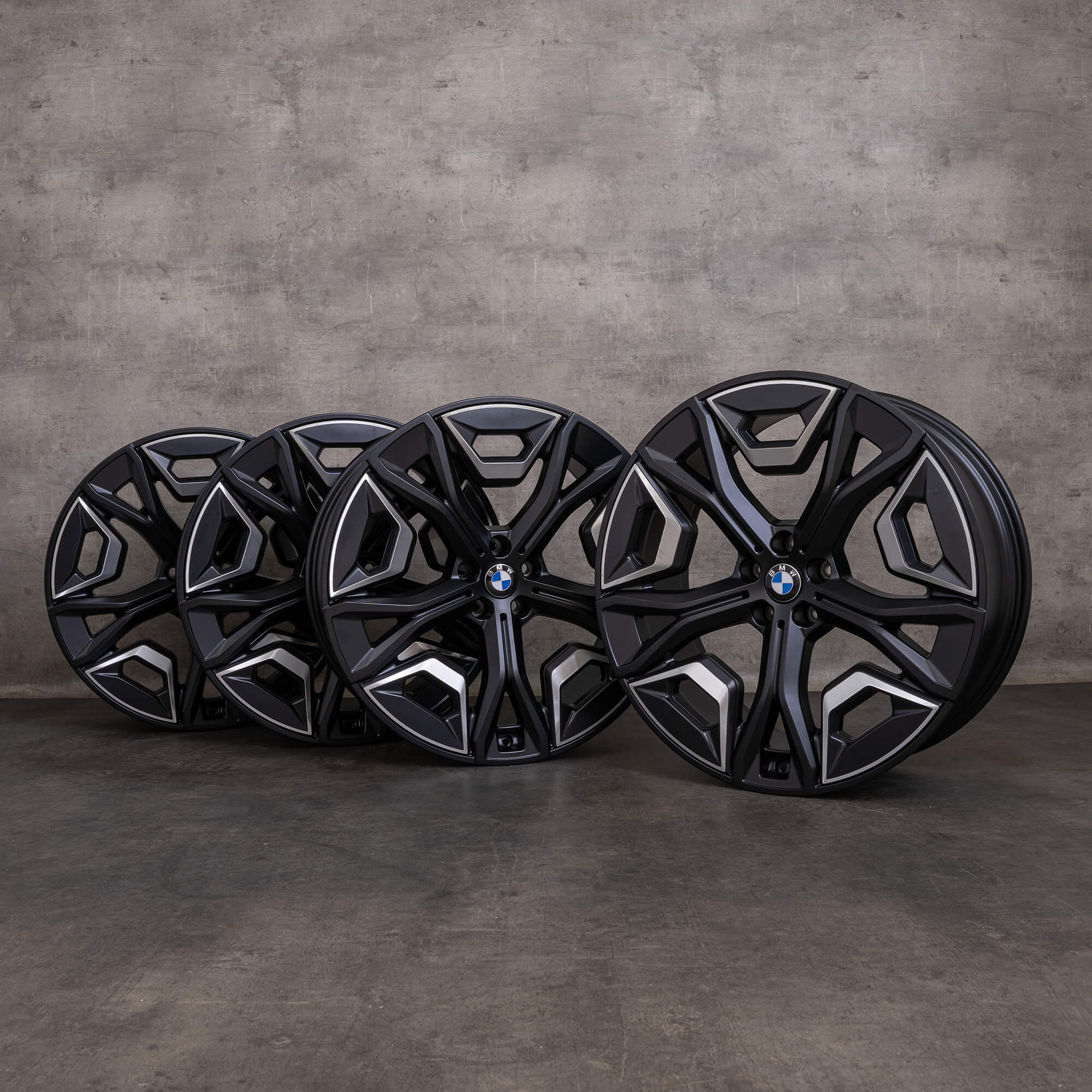 Original BMW iX Felgen 22 Zoll i20 Styling 1020 5A02658 schwarz matt