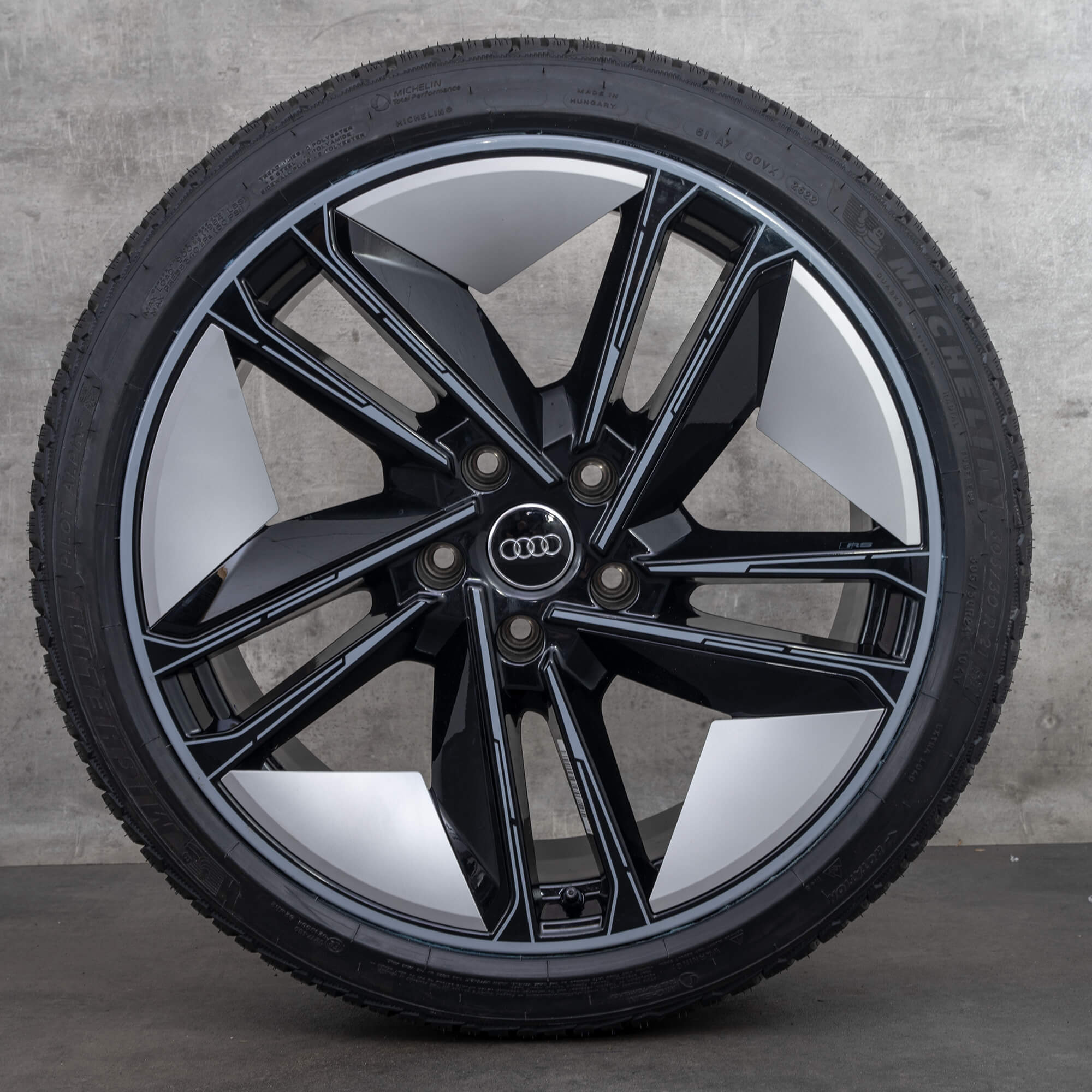 audi-21-inch-velgen-e-tron-gt-rs-quattro-fw-winterbanden-winterwielen-nieuw