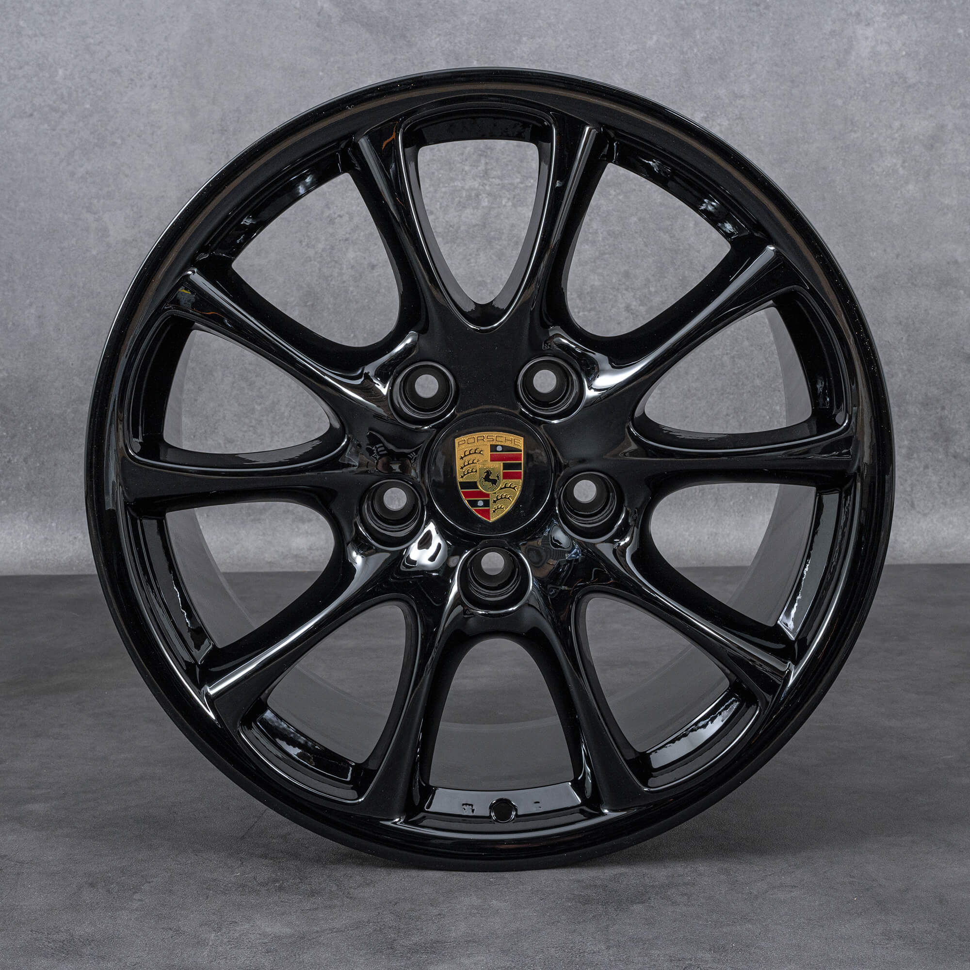 Originální 18 palcové ráfky Porsche 996 Turbo 8J 11J ET45 99636213602 99636214202