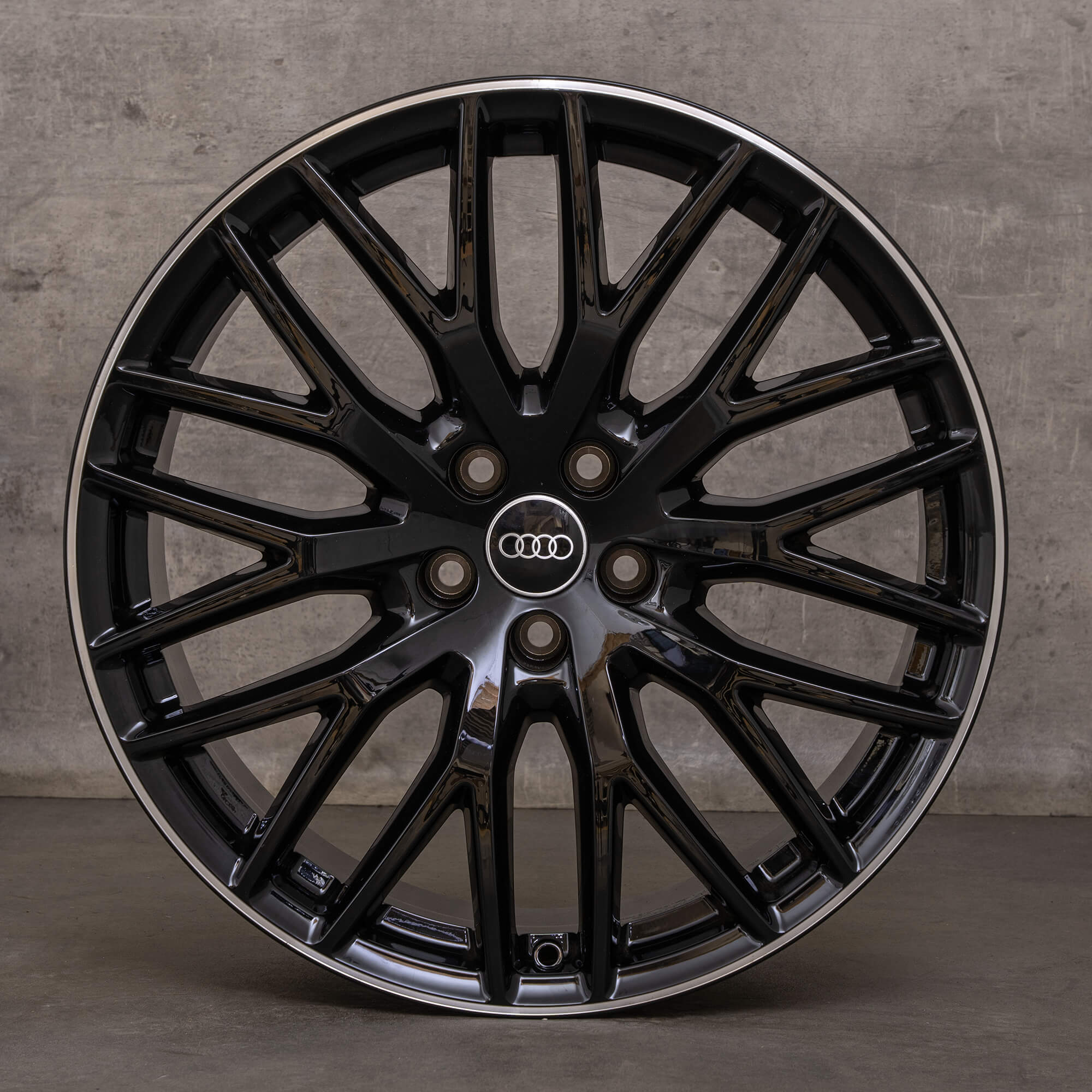 Jantes d'origine Audi Q7 20 pouces 4M 4M0601025DR noir brillant
