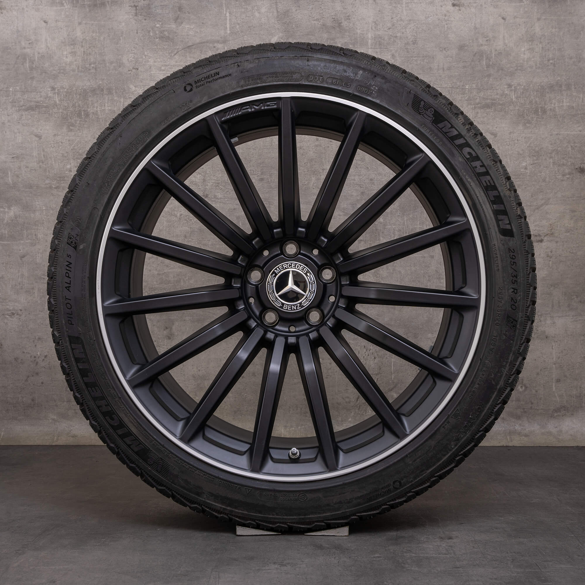 OEM AMG Mercedes Benz GT 43 53 63 & S 4Matic+ Winterrder 20 inch X290 4-Trer rims A2904010600 A2904010700 black matt glossy turned