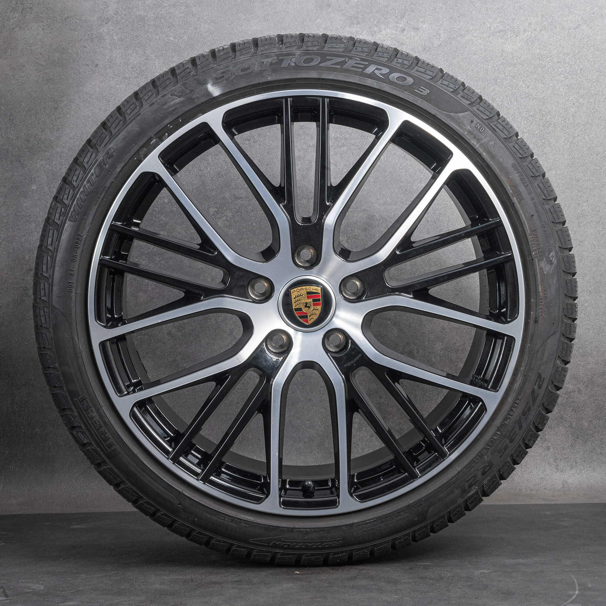 Original Porsche Panamera 971 jante 21 inch 971044630S anvelope de iarnă iarna