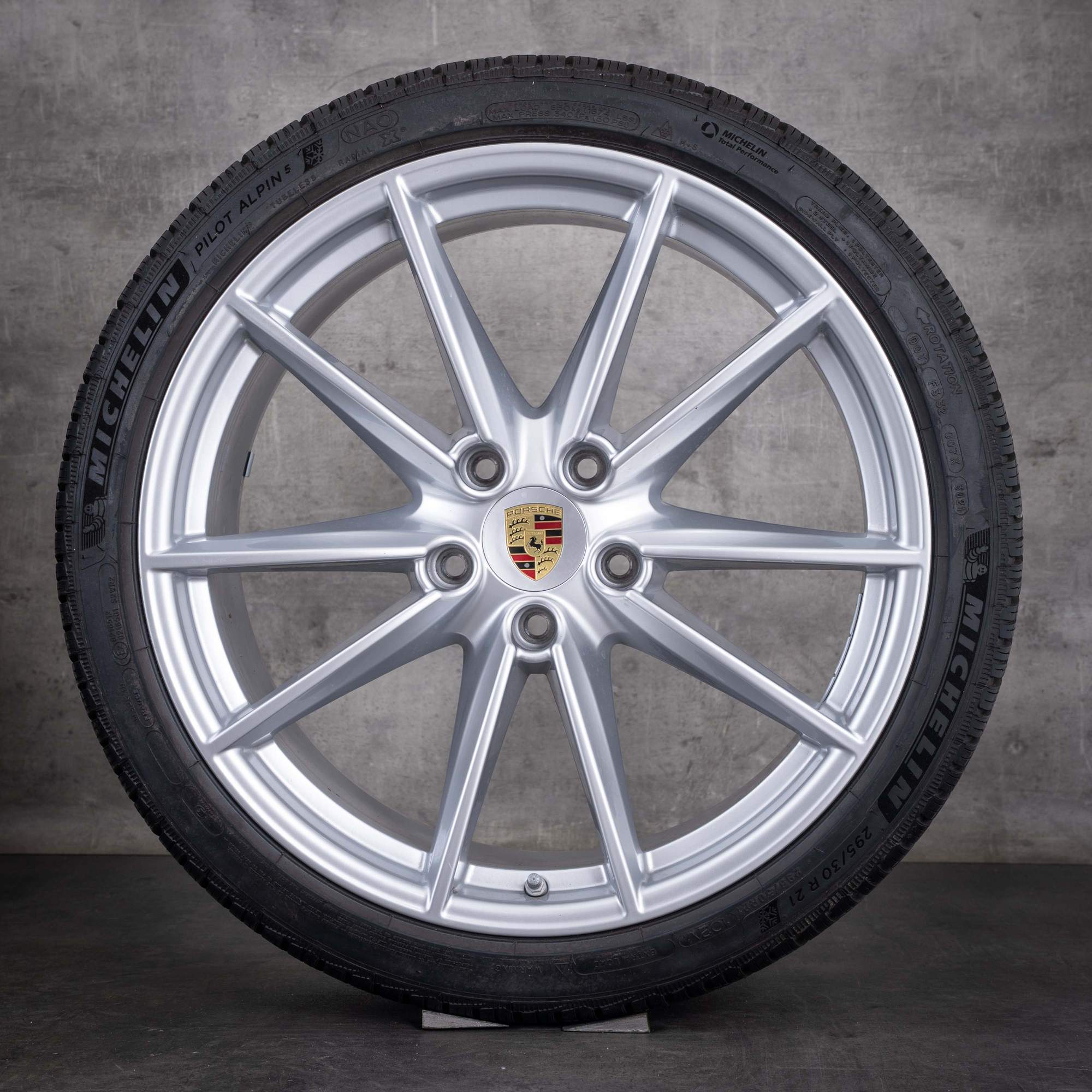 Original Porsche 992 I Winterräder 20 21 Zoll Felgen 992601025C 992601025E Carrera S Rad silber glanz