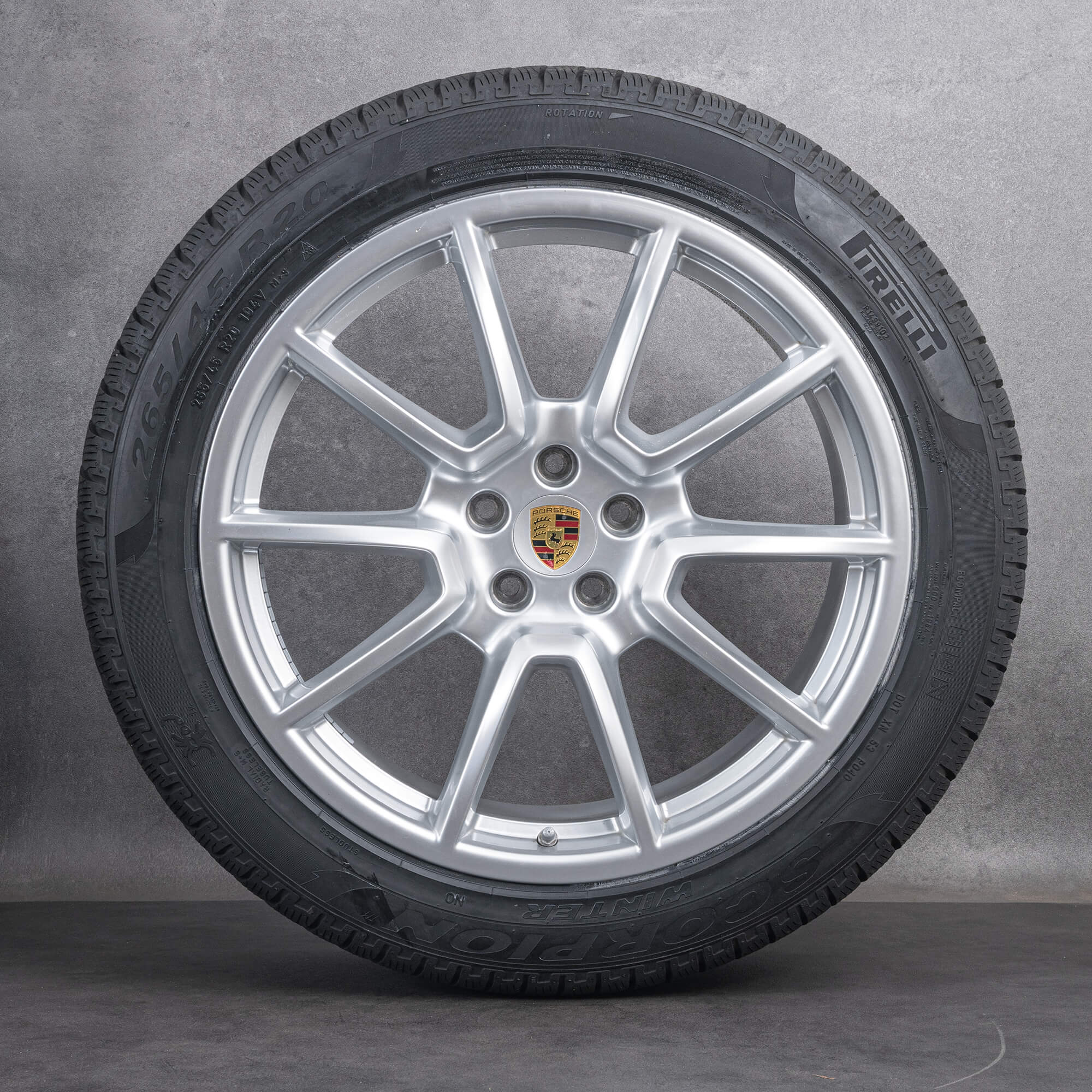 Original Porsche Macan I II Jantes 20 pouces Sport Michelin Pneus d'hiver Approuvés