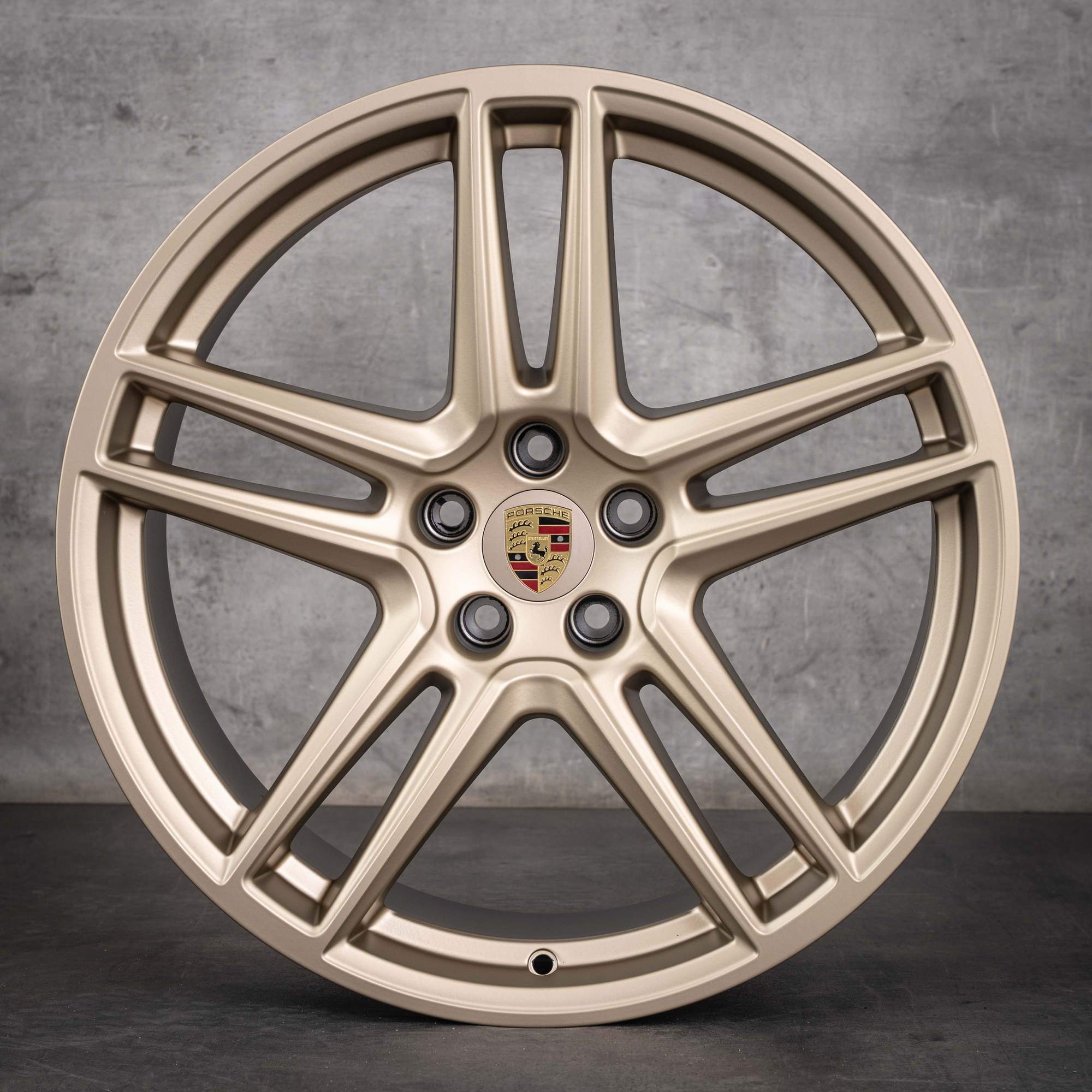 Alkuperäiset Porsche Macan-vanteet 20 tuuman II & III 95B601025DG 95B601025DH neodyme matt