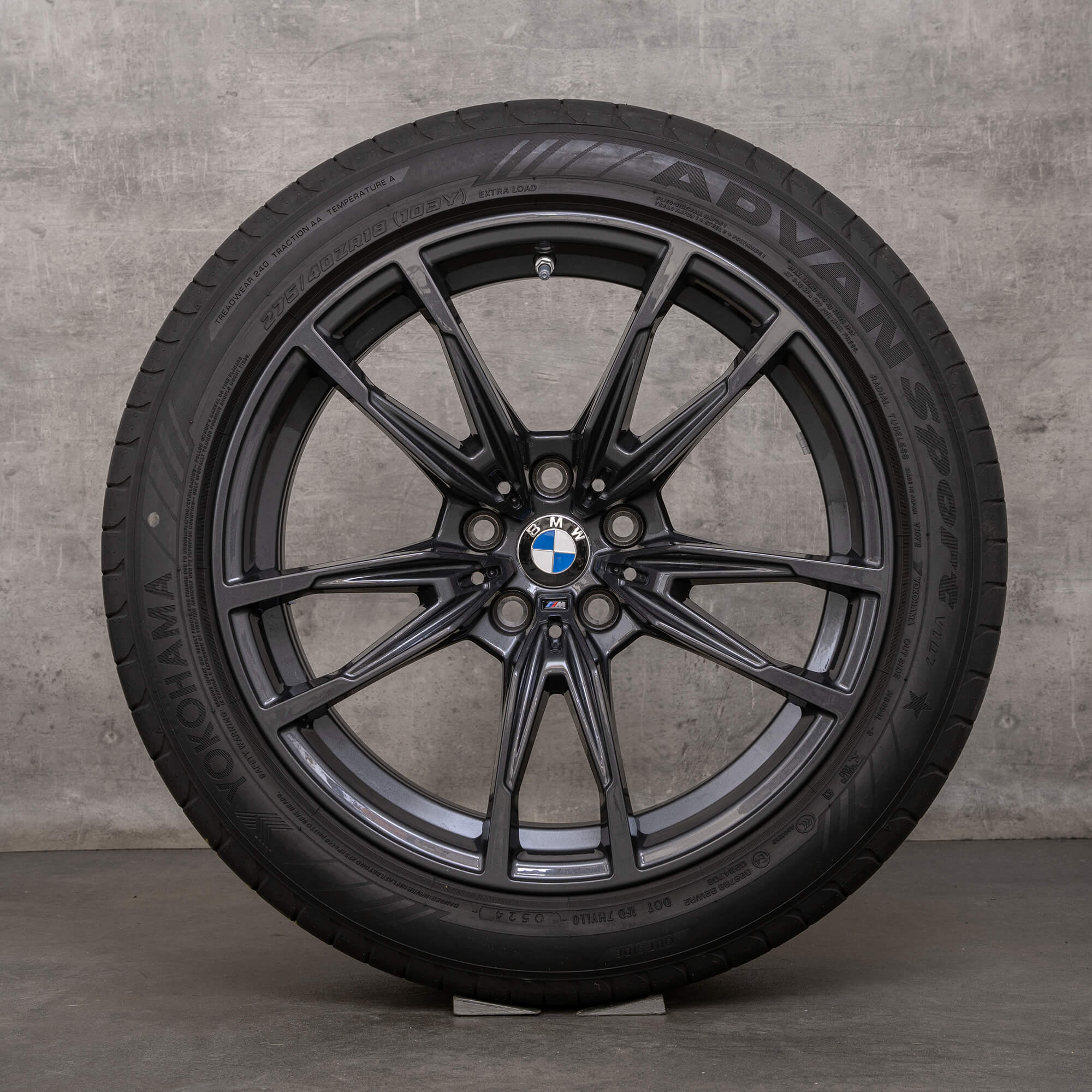 Jantes d'origine BMW M3 M4 18 19 pouces G80 G82 G83 Sommerrder 842 M 8093830 8093831 orbit grey