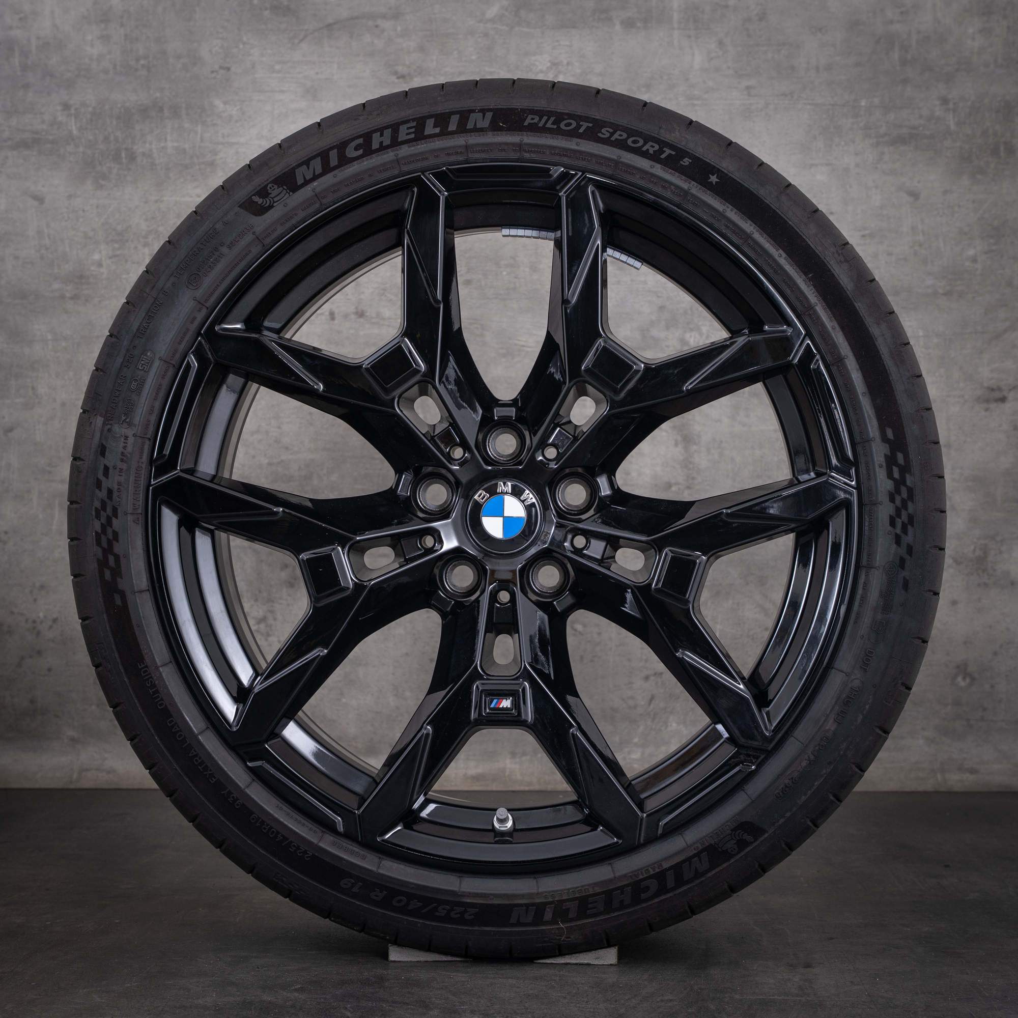 Original BMW 2er 3er 4er Felgen 19 Zoll G20 G21 G22 G23 G42 Sommerräder Styling 995 M 5A64B57 5A64B58 jet black uni - Rad 1 von 4