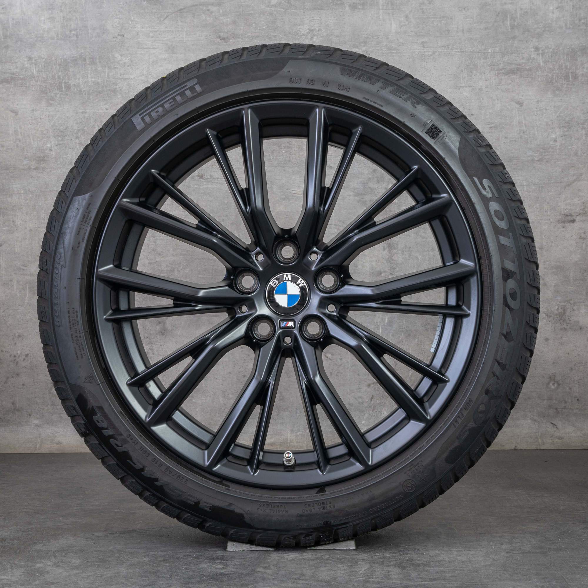 Alkuperäiset BMW 3-sarjan vanteet 18 tuuman G20 G21 kesäpyörät Styling 796 M 6885305 musta matta