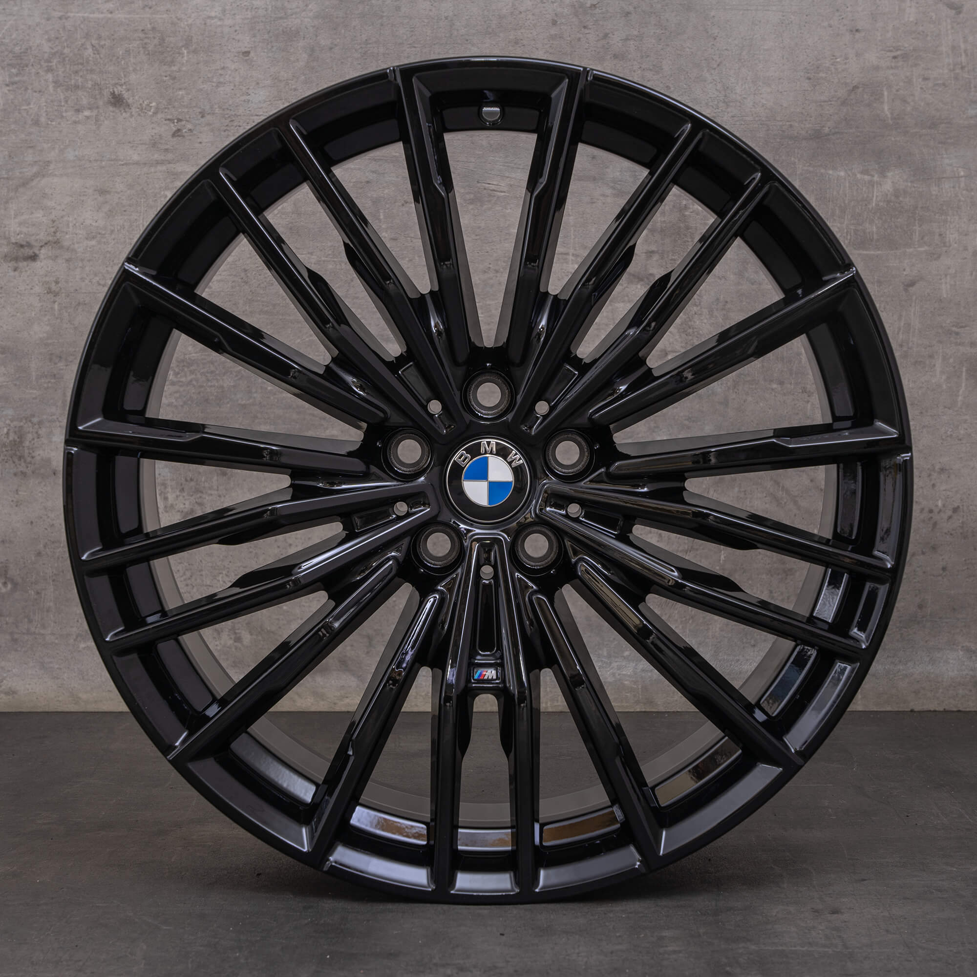 Original BMW 8 Series ráfky na auto 20" G14 G15 G16 Gran Coupe Styling 729 M 8072025 8072026 černá lesklá
