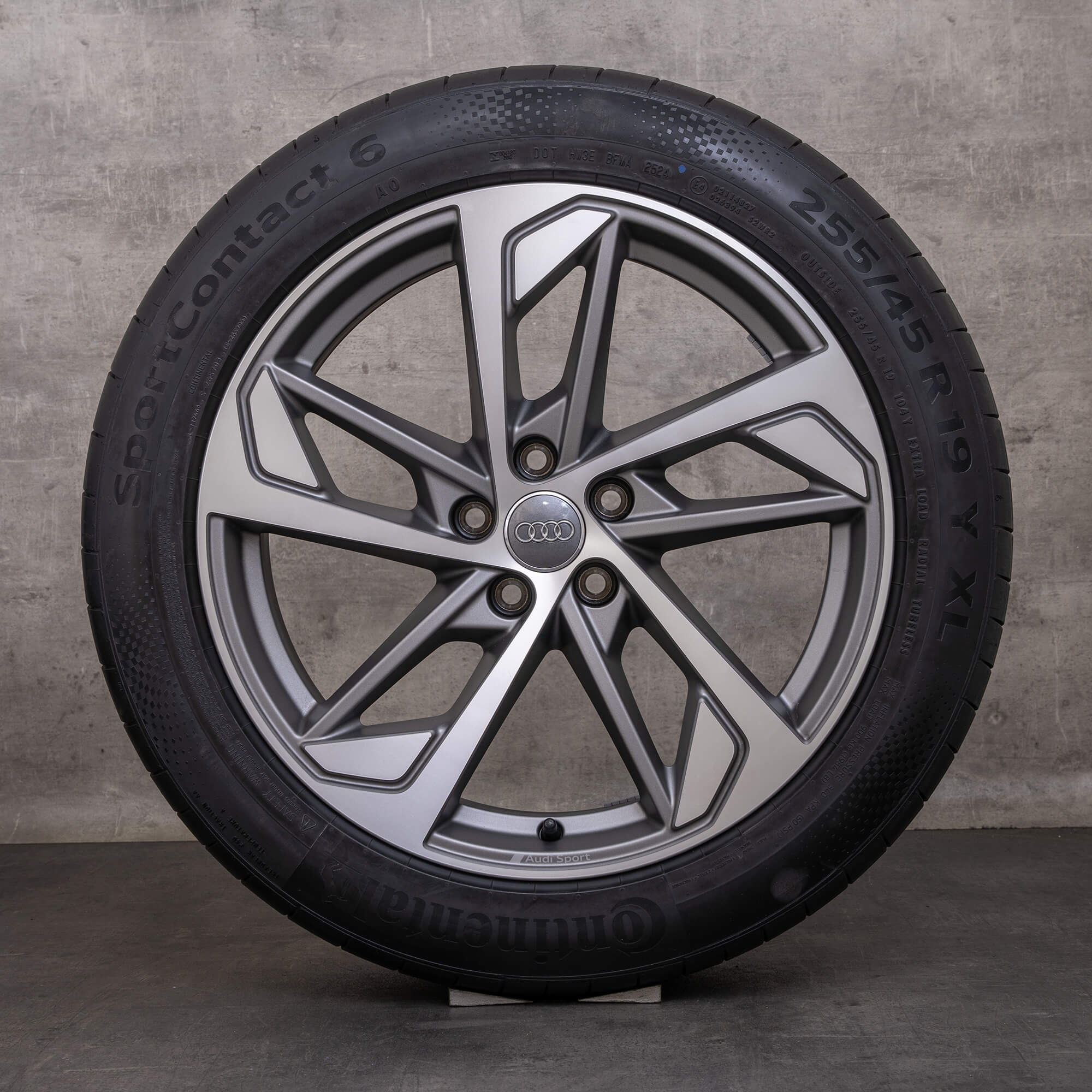 OEM Audi Q3 rims 19 inch F3 summer wheels 83A601025 Trapezoid