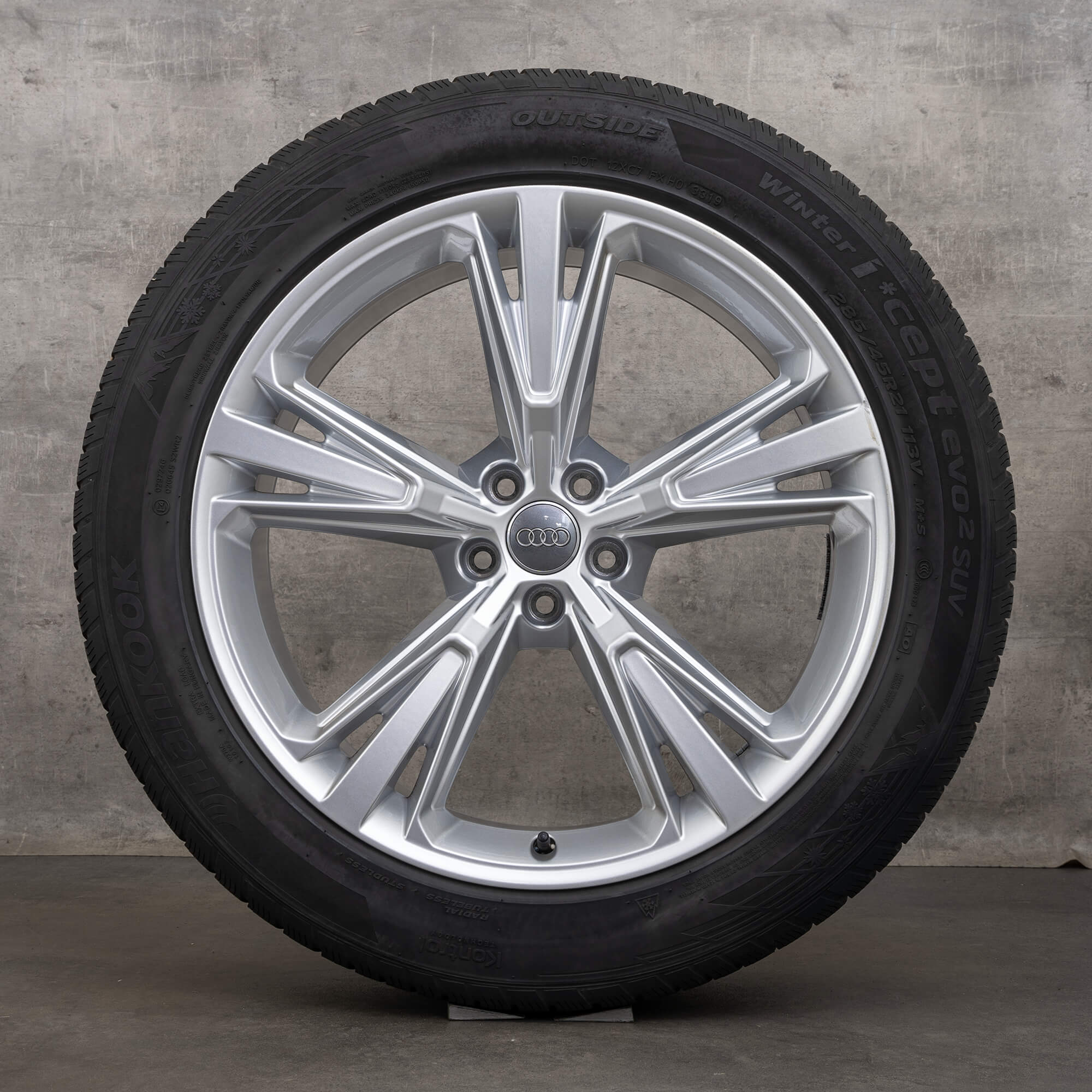 Original Audi Q8 SQ8 Winterräder 21 Zoll 4M Felgen 4M8601025H silber
