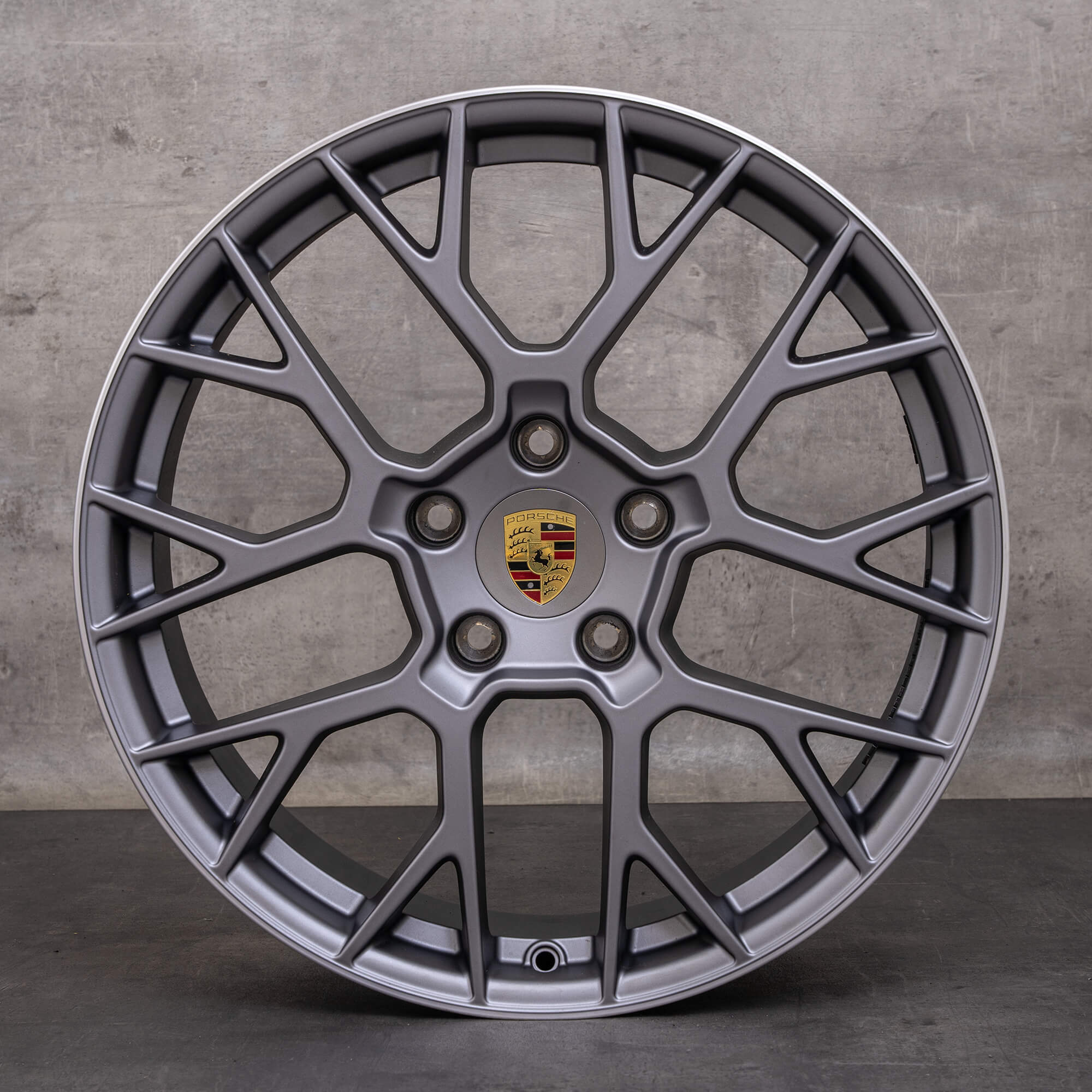 Oem Porsche 911 Jantes 20 21 pouces 992.2 Carrera RS Spyder 992601025EG 992601025CT platine argent mat brillant