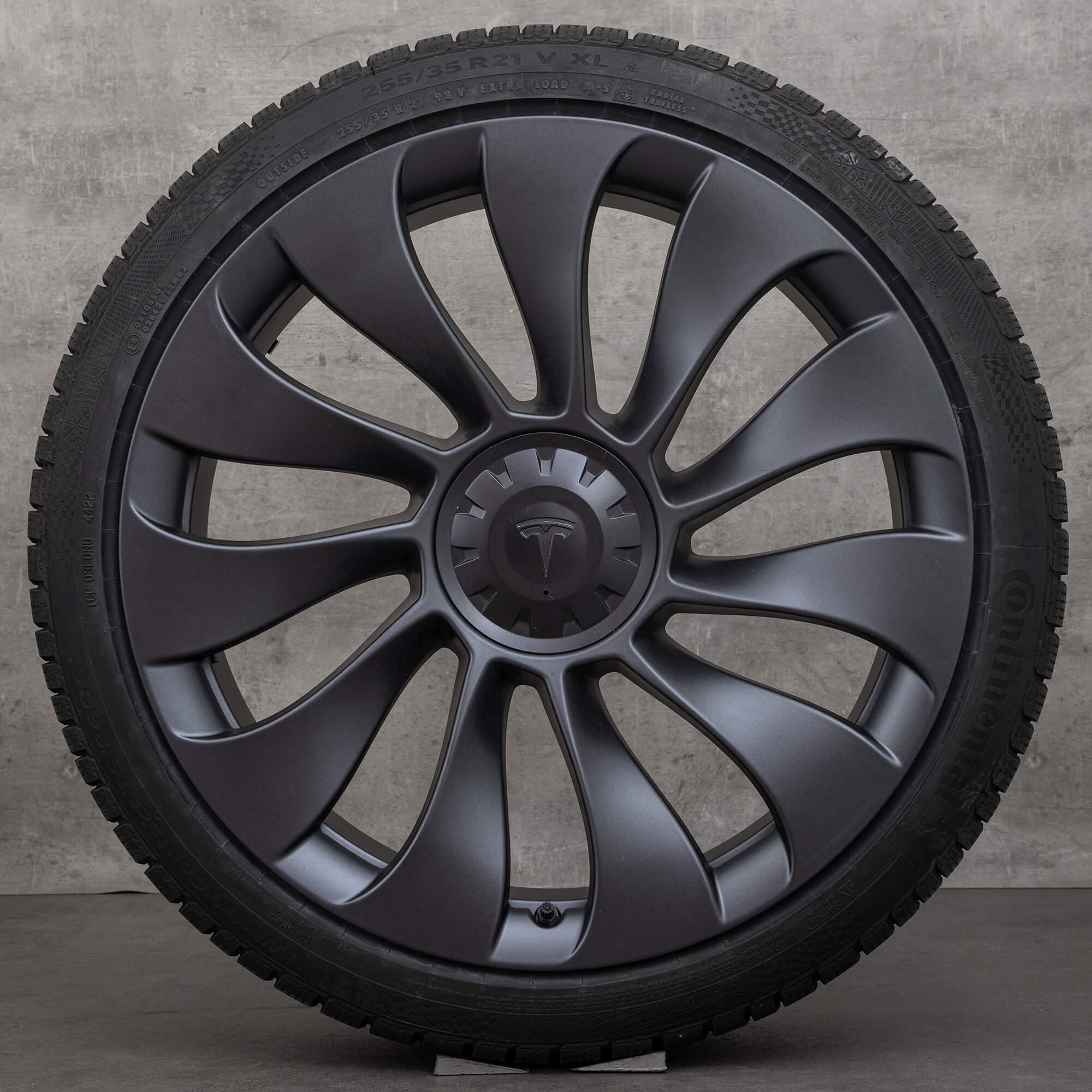 Tesla Model Y winterwielen 21 inch velgen overturbine winterbanden