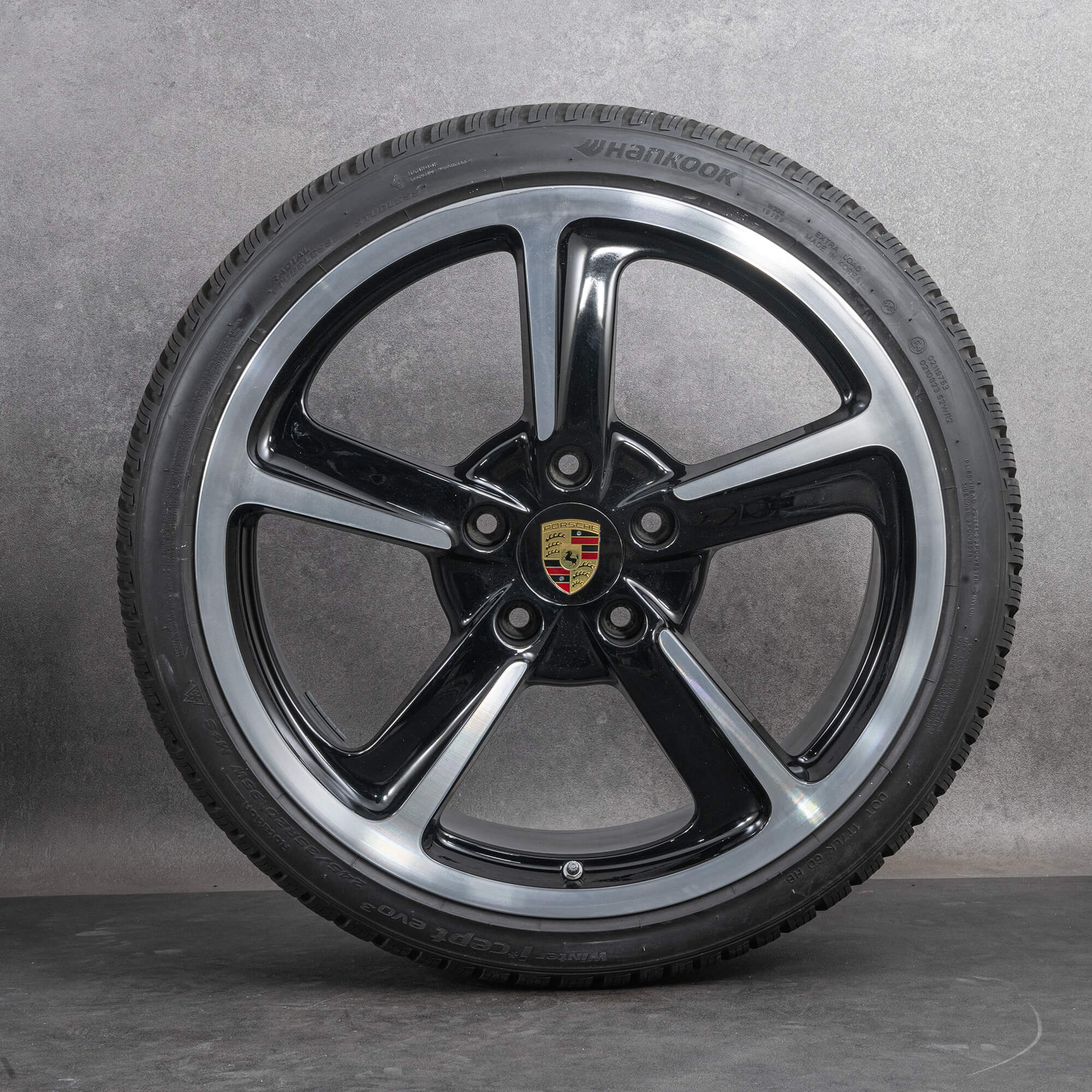 Oryginał Porsche 991 I felgi 20 cali C4 4S koła letnie 99136216240 99136216741 Koła Techno głęboka czerń