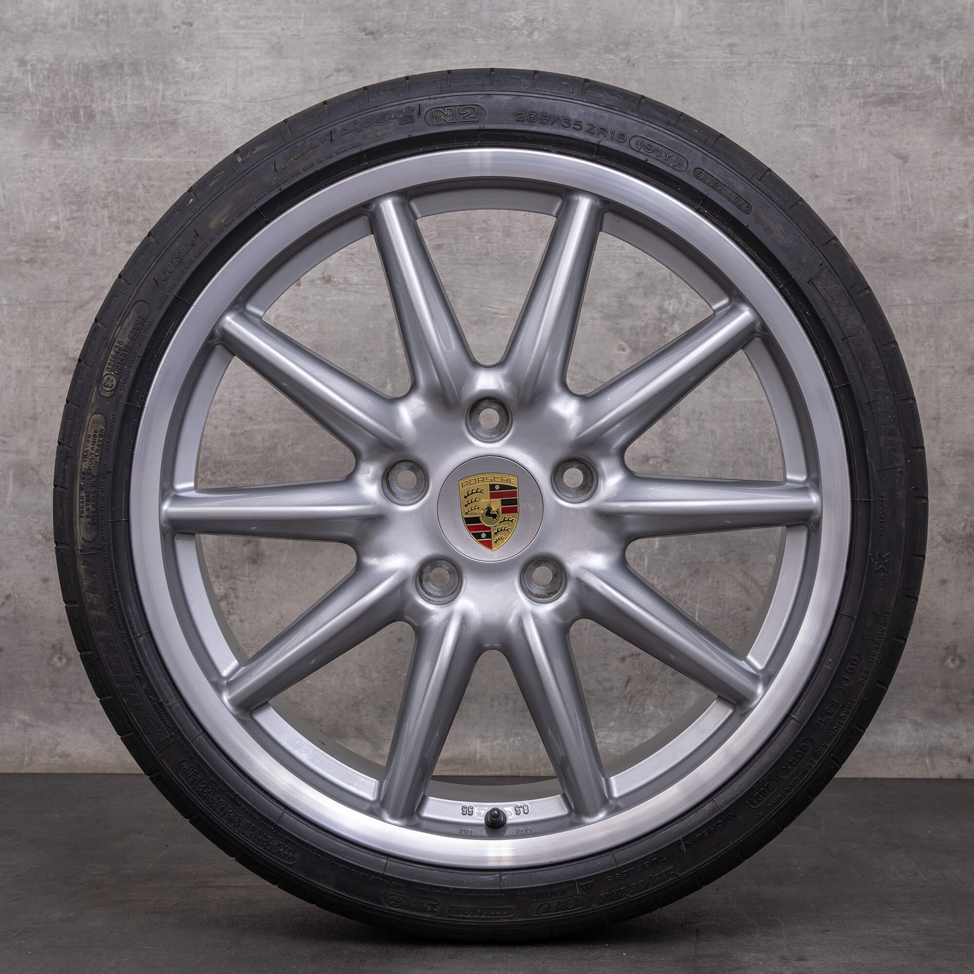 OEM Porsche 997 Carrera Sport Rims C2 C4 19 inch 99736215655 99736216255
