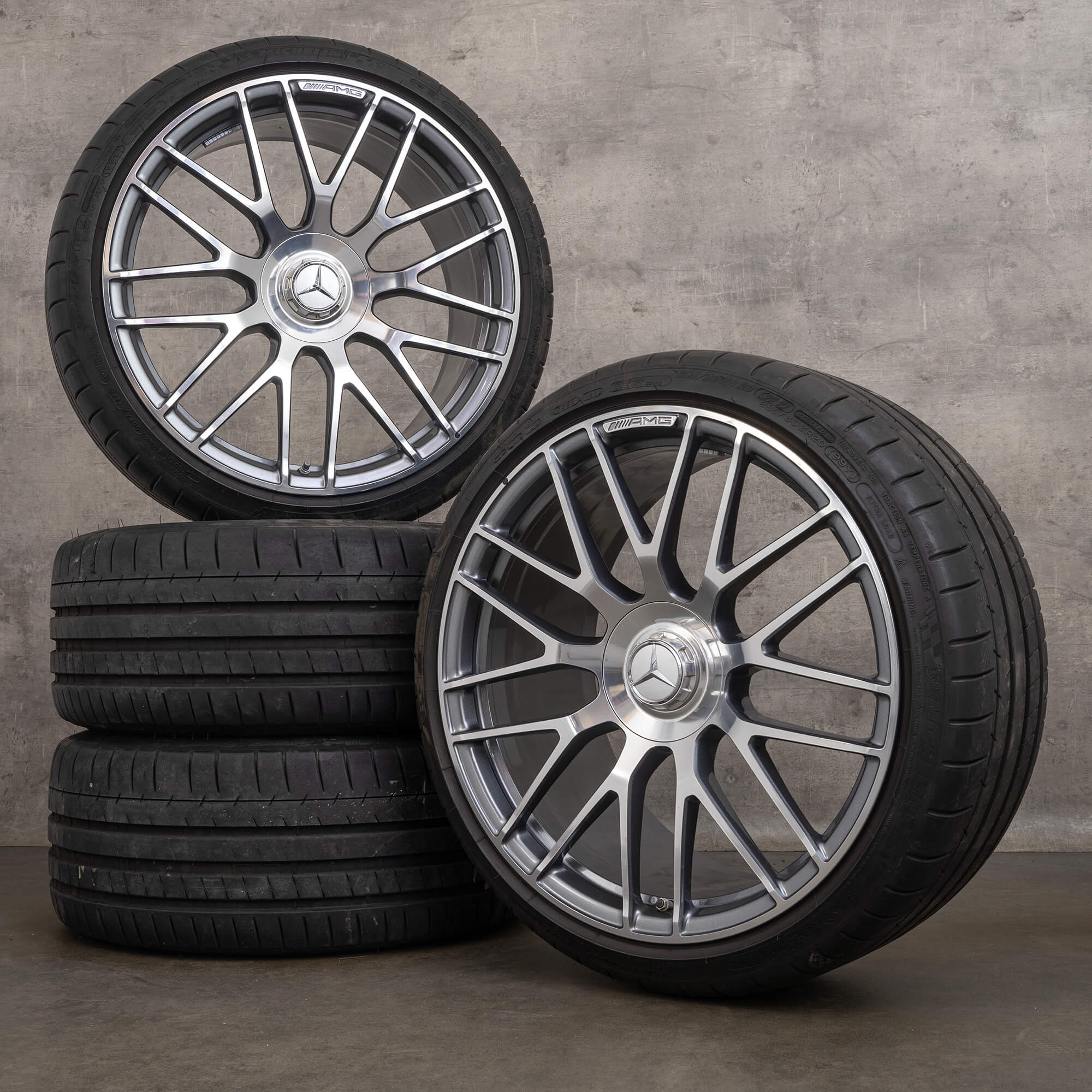 Til det originale AMG C63 hjulsettet