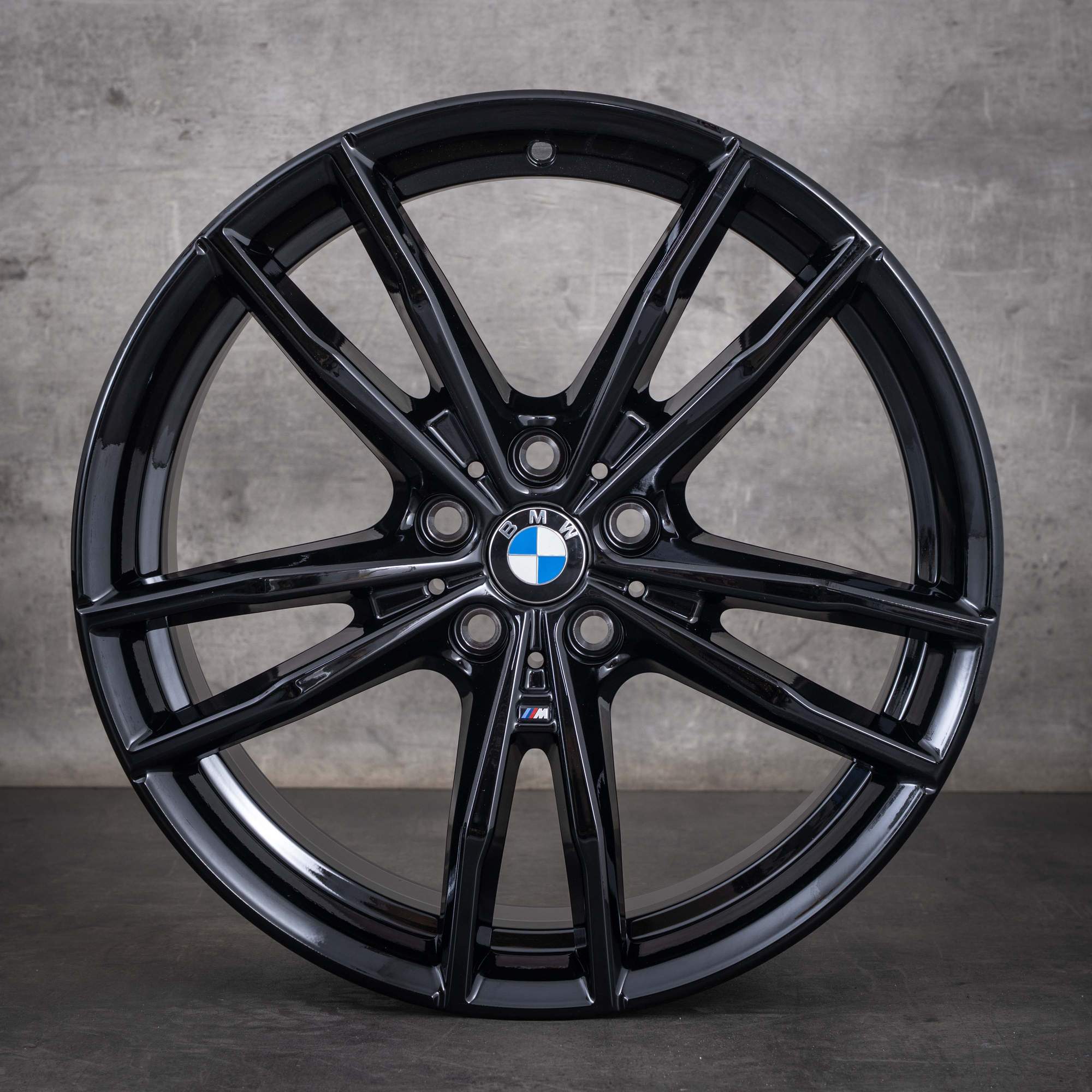 Oryginalne felgi BMW serii 2, Seria 3 i 4, 19 cali, G42, G20, G21, G22, G23, stylizacja 791 M, 8090094, 8090095, czarny połysk, NOWE