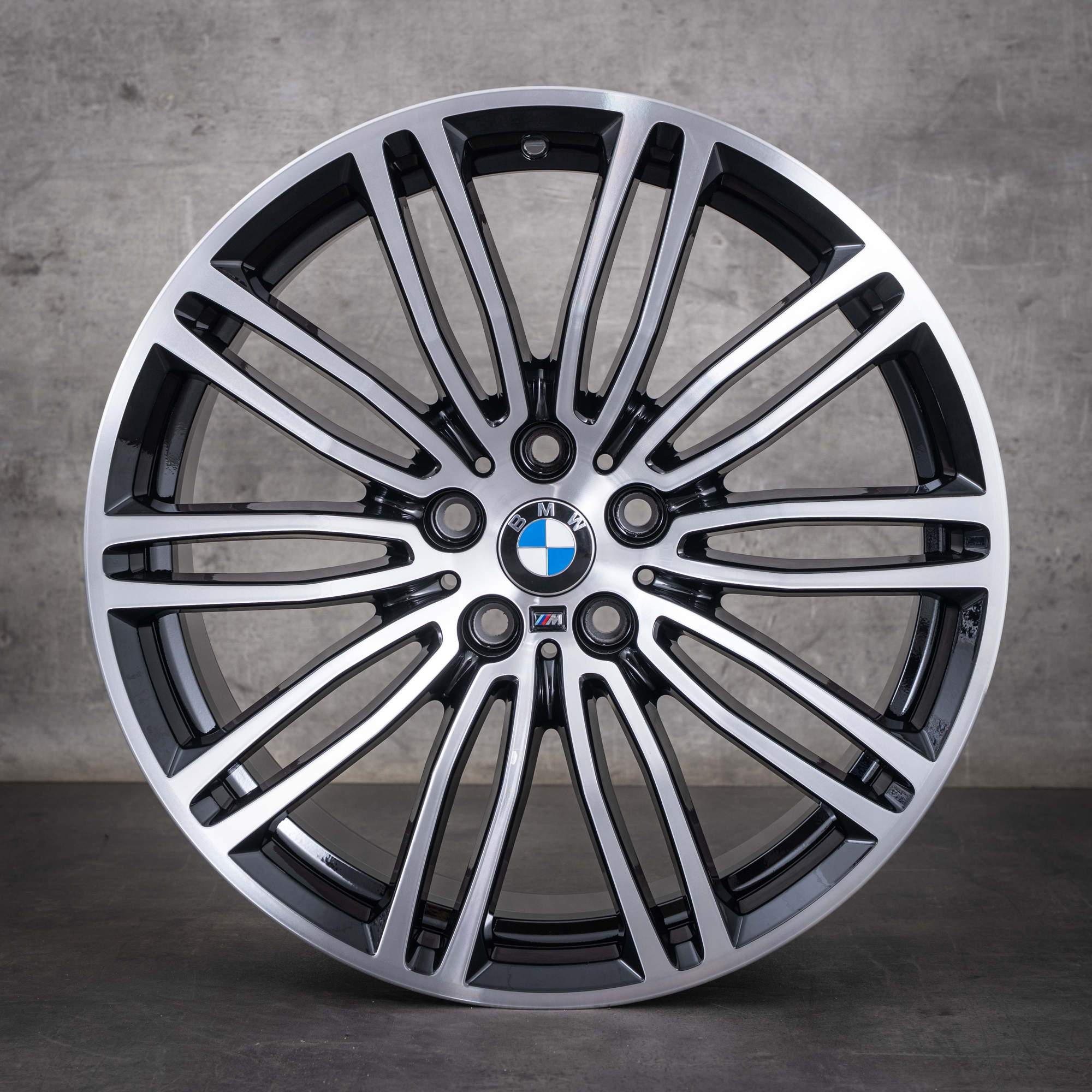 Originele BMW 5 Serie velgen 19 inch G30 G31 Styling 664 M 7855083 7855084 zwart gepolijst NIEUW