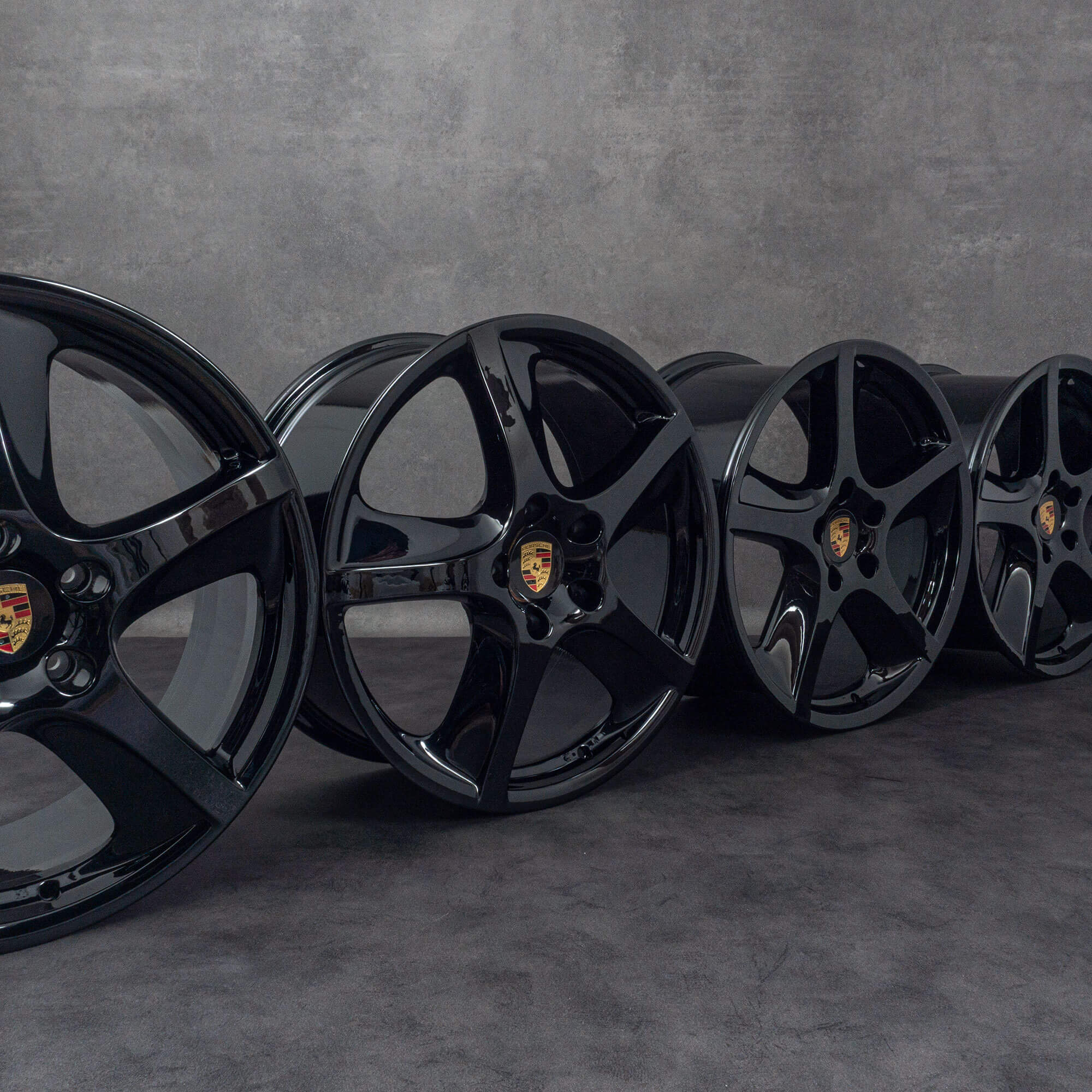 Prosche Rims OEM Porsche 18 inch 996 C4 Sport Techno rims GT3 99636213651 Hollow spoke