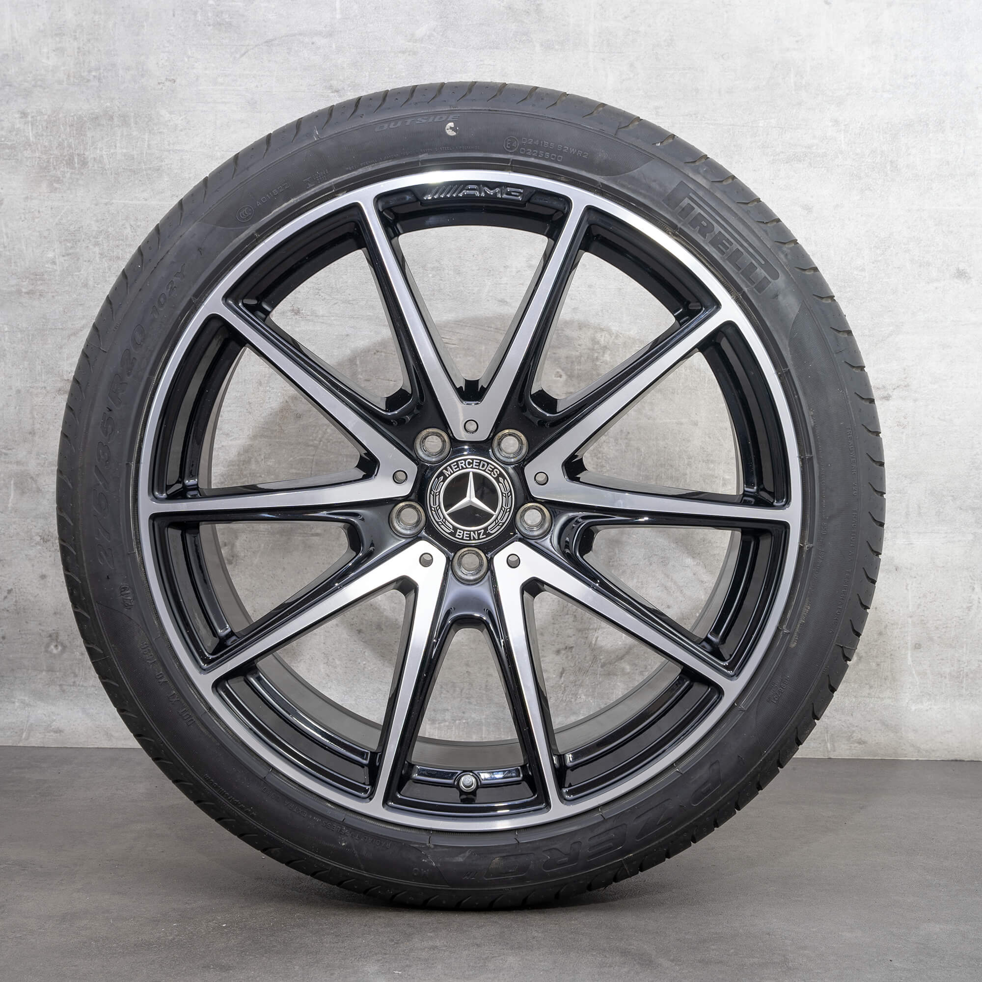 AMG 20 inch rims Mercedes S-Class W222 S63 S65 W217 summer wheels tires