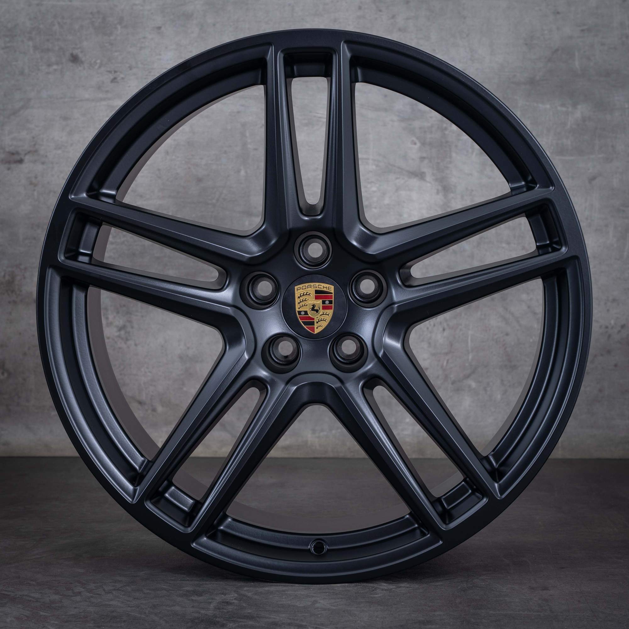 Originale Porsche Macan fælge 20 tommer II & III 95B601025DG 95B601025DH sort mat
