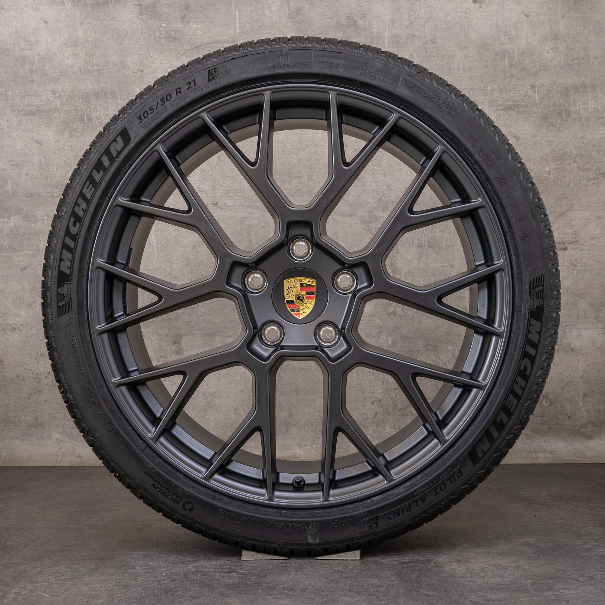 Original Porsche 911 Winterräder 20 21 Zoll 992 II Carrera 4S Felgen RS Spyder 992601025EG 992601025BL vesuvgrau matt NEU