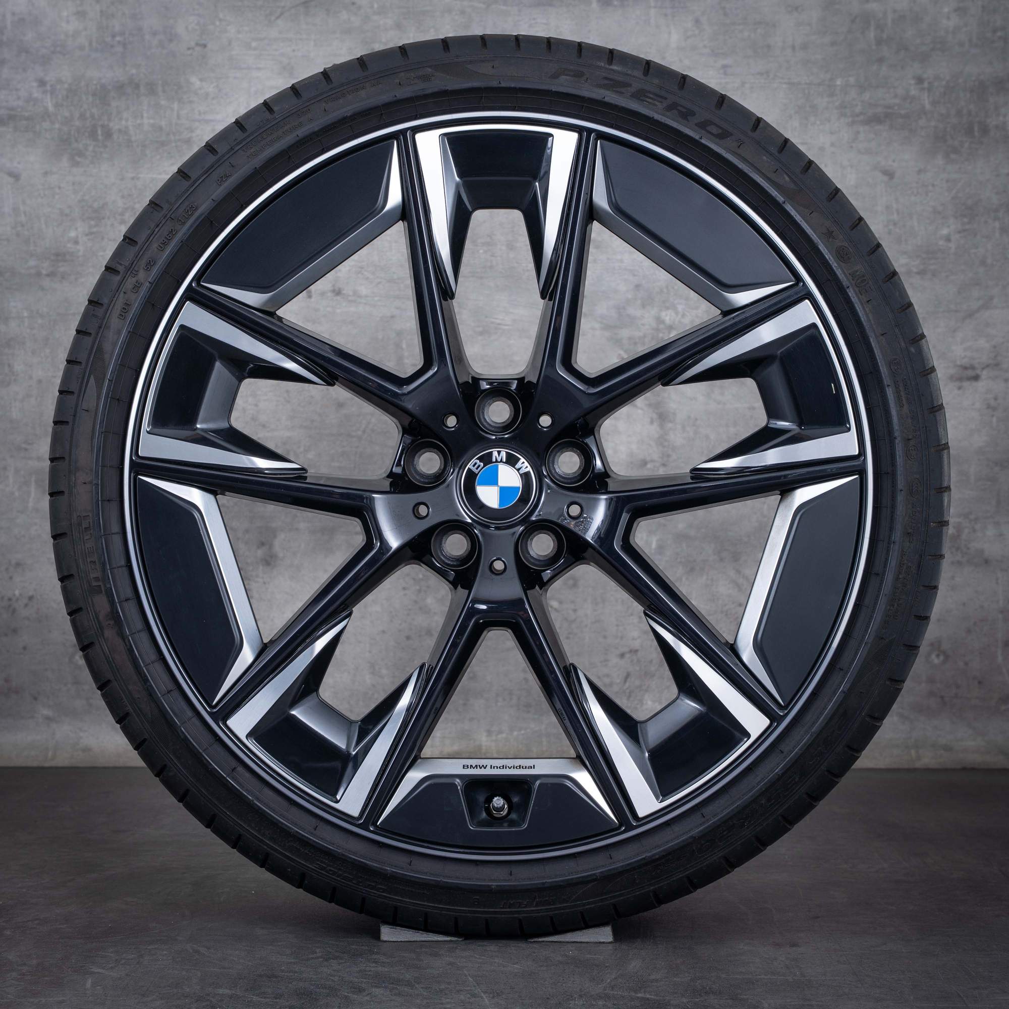 Oryginalne felgi BMW serii 5 20 cali G30 G31 letnie koła Styling 1001 M Sport Edition 6895212 6895213 czarne Polerowane