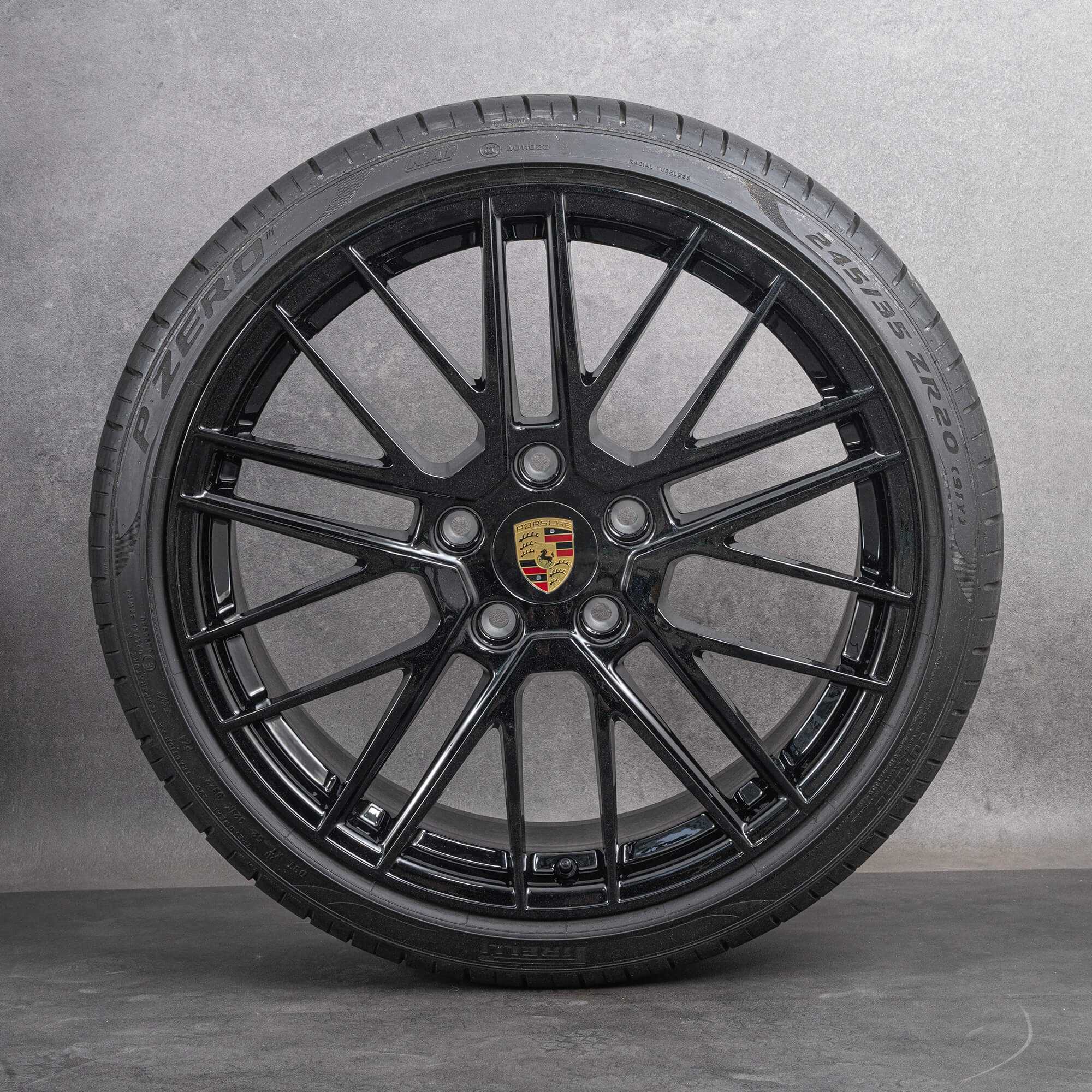 Original Porsche 991 Winterräder 20 21 Zoll 992.1 Turbo V C2 C4 Felgen 992601025BD 992601025N tiefschwarz