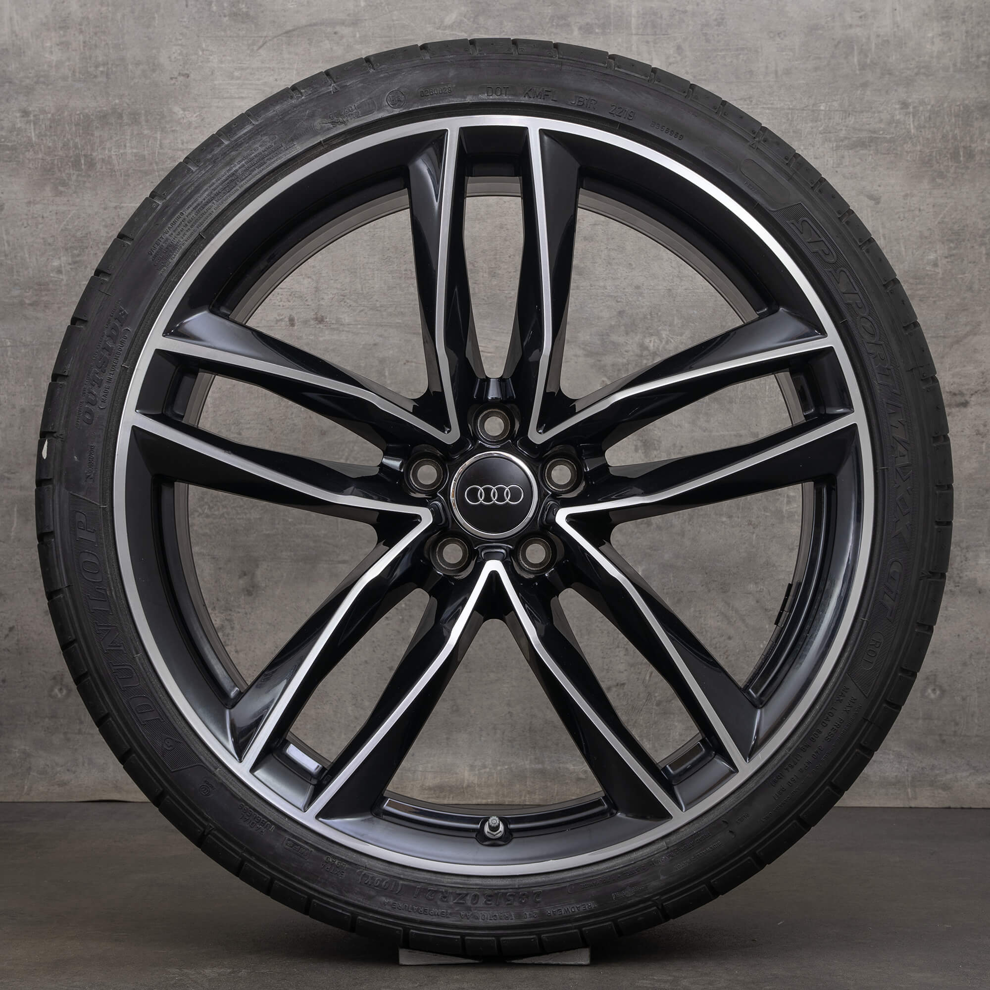 Audi RS6 4G C7 rodas de verão jantes 21 polegadas pneus 4G0601025CE preto