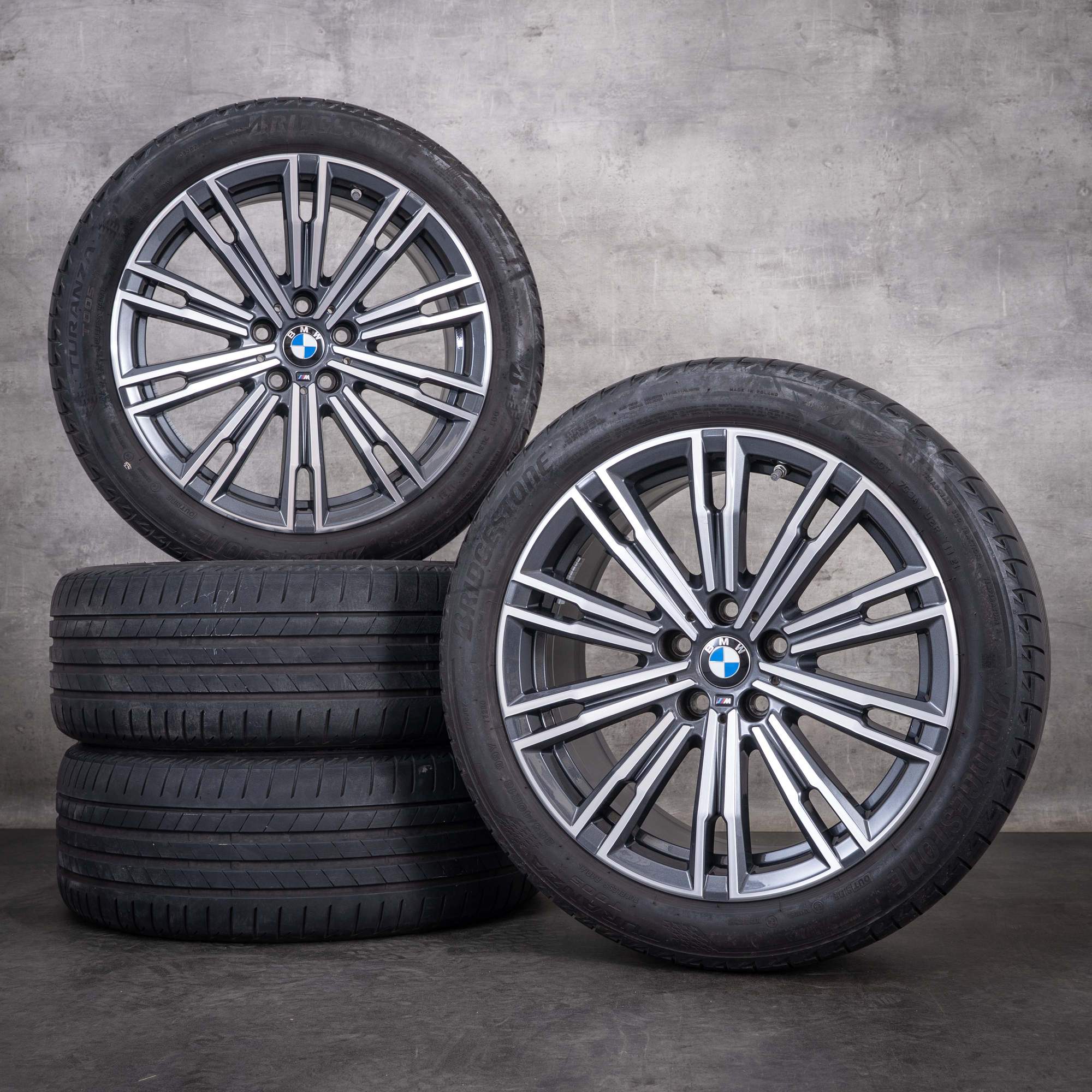 Originální disky BMW řady 2 3er 4er 18 palců G42 G20 G21 G22 G23 letní kola 790 M 8089890 8089891 orbit grey diamond cut