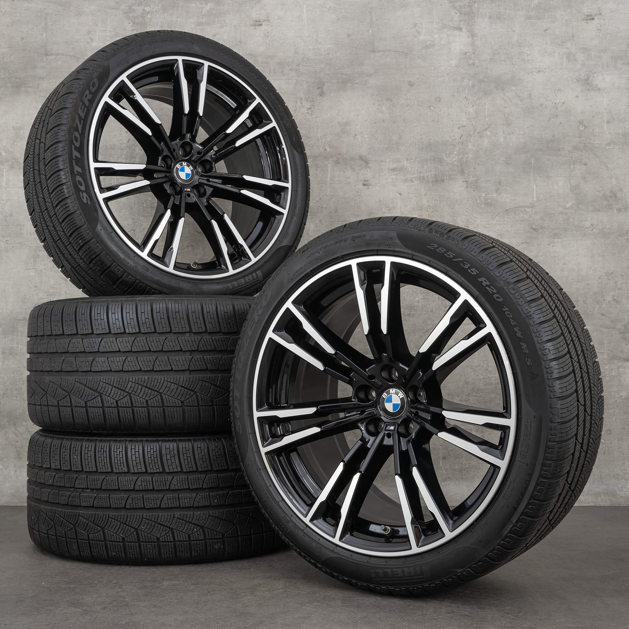 BMW 20 inch rims M5 F90 winter tires winter wheels styling M706
