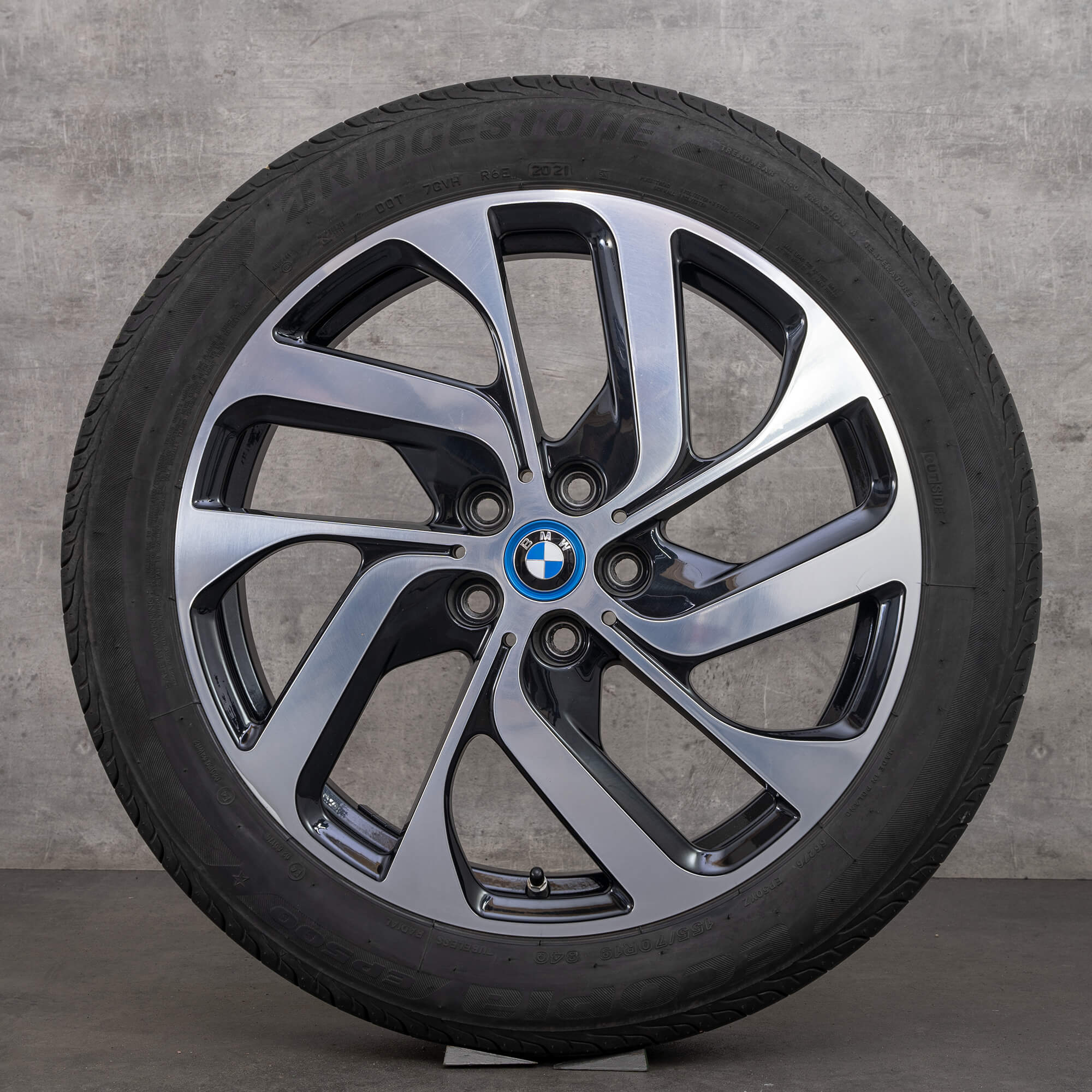 BMW i3 I01 winter tires 19 inch wheels 428 turbine design rims 6856894
