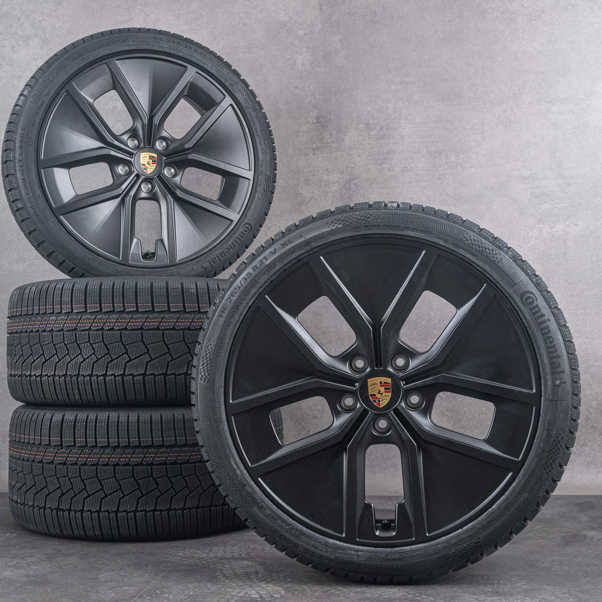 Tycan Base Rims OEM Porsche Taycan summer wheels 9J1073663AA Rims 21 inch tires NEW